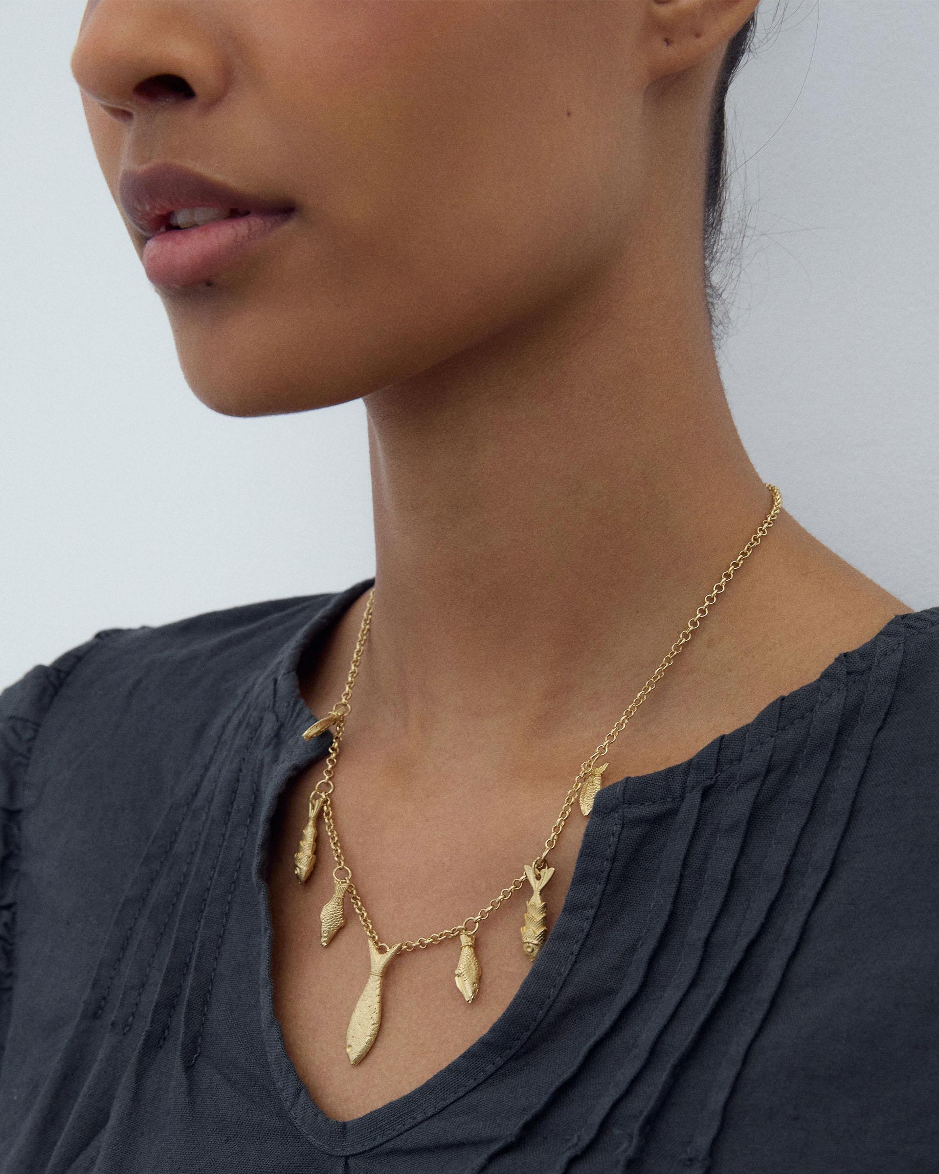 Collar Peces Oro