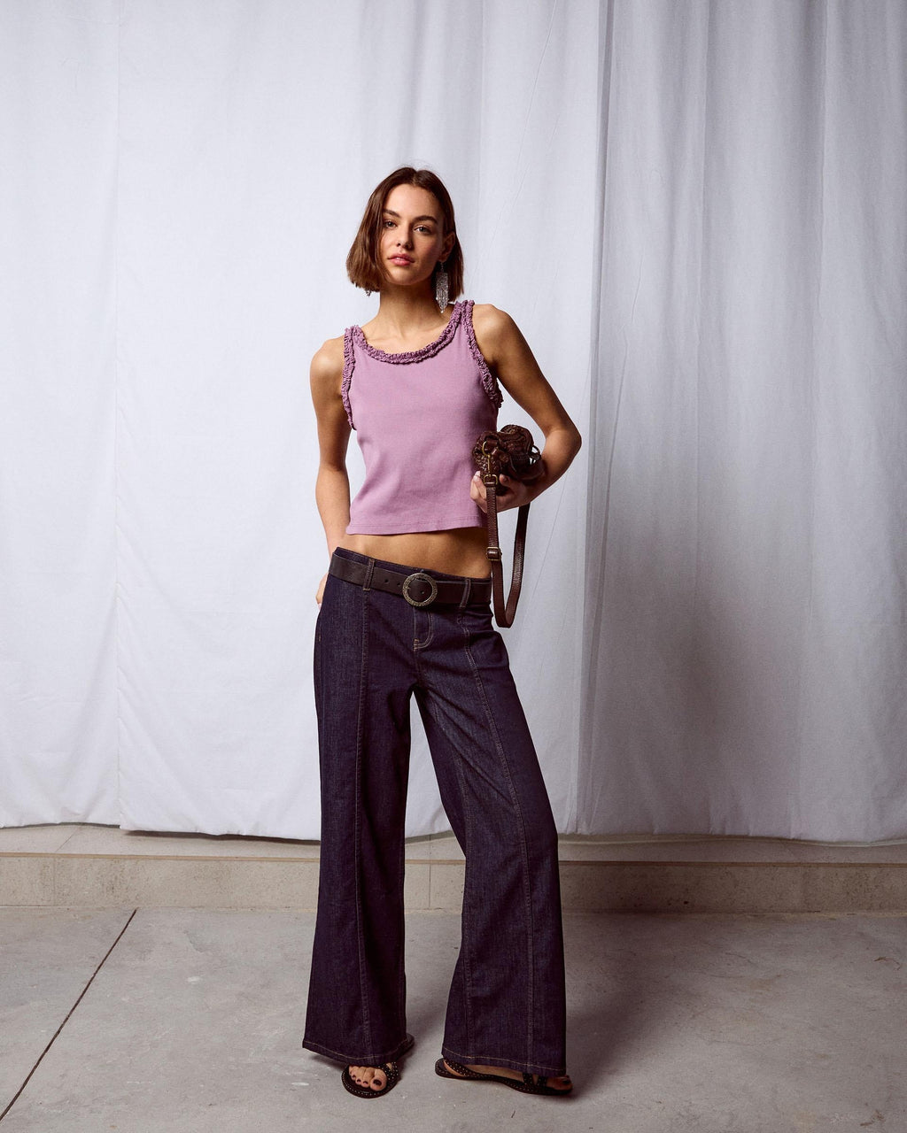 Camiseta Tank Volante Morado