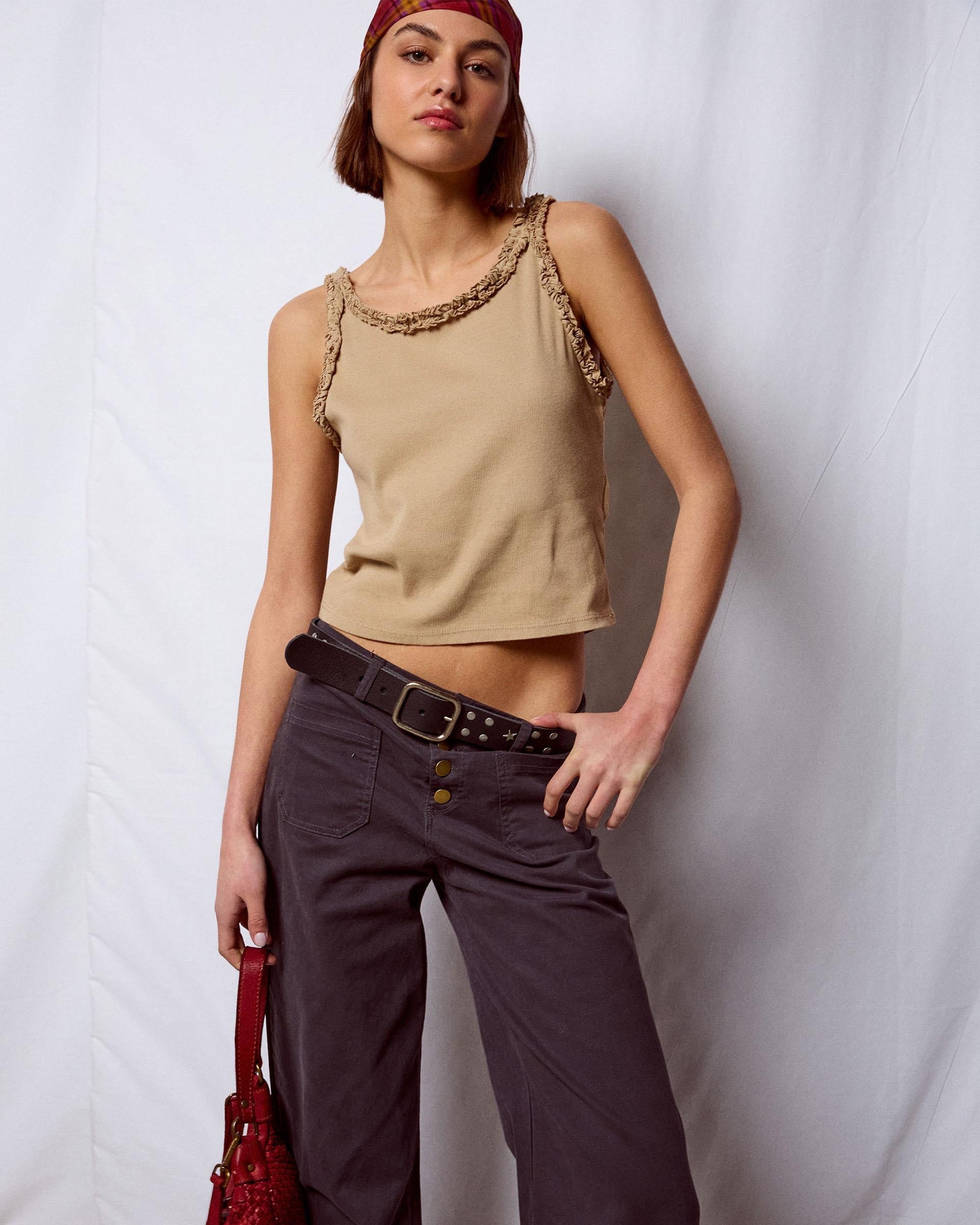 Camiseta Tank Volante Taupe