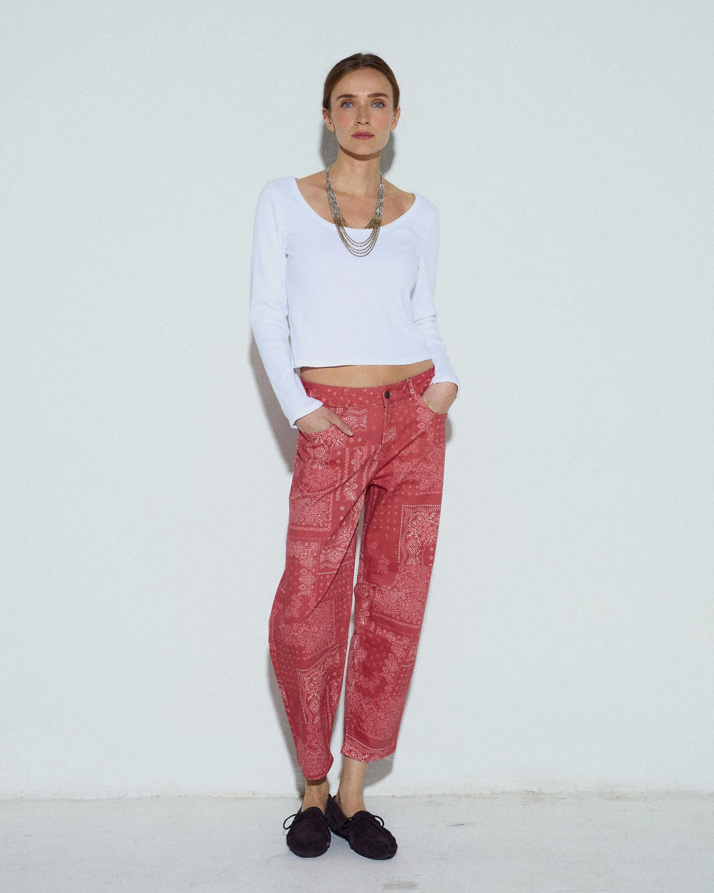 Jeans Bandana Rojo