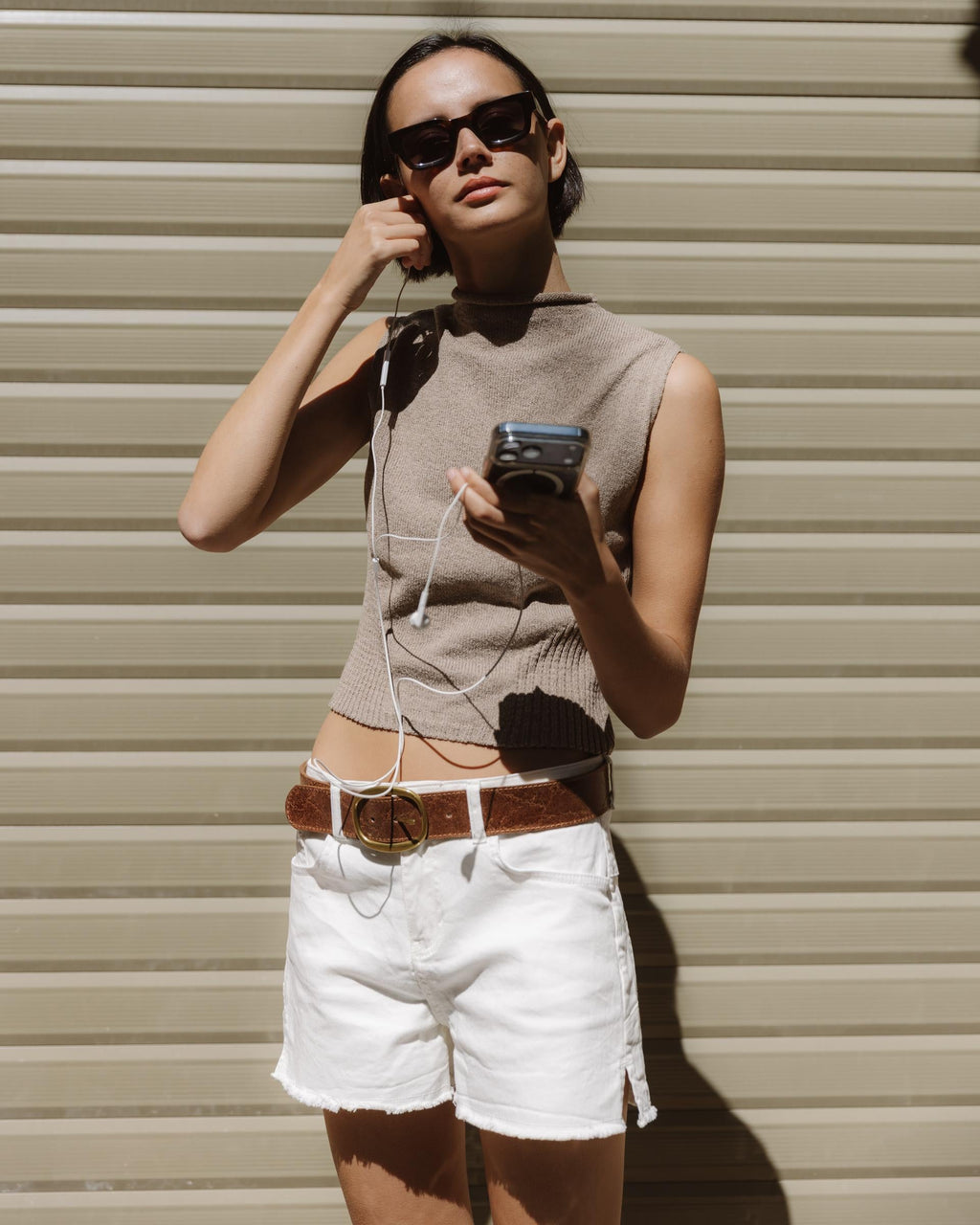 Shorts Estrellas Traseras Blanco
