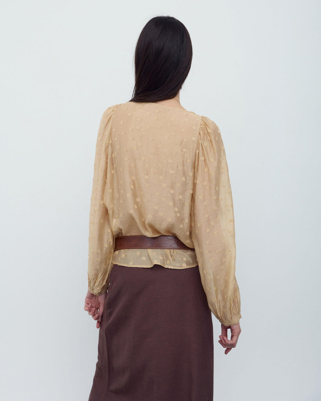 Blusa Topos Lazada Crudo