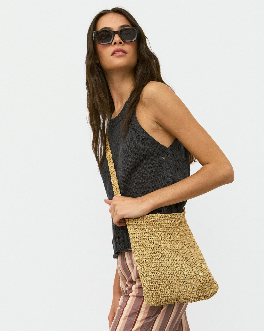 Bolso Rafia Beige