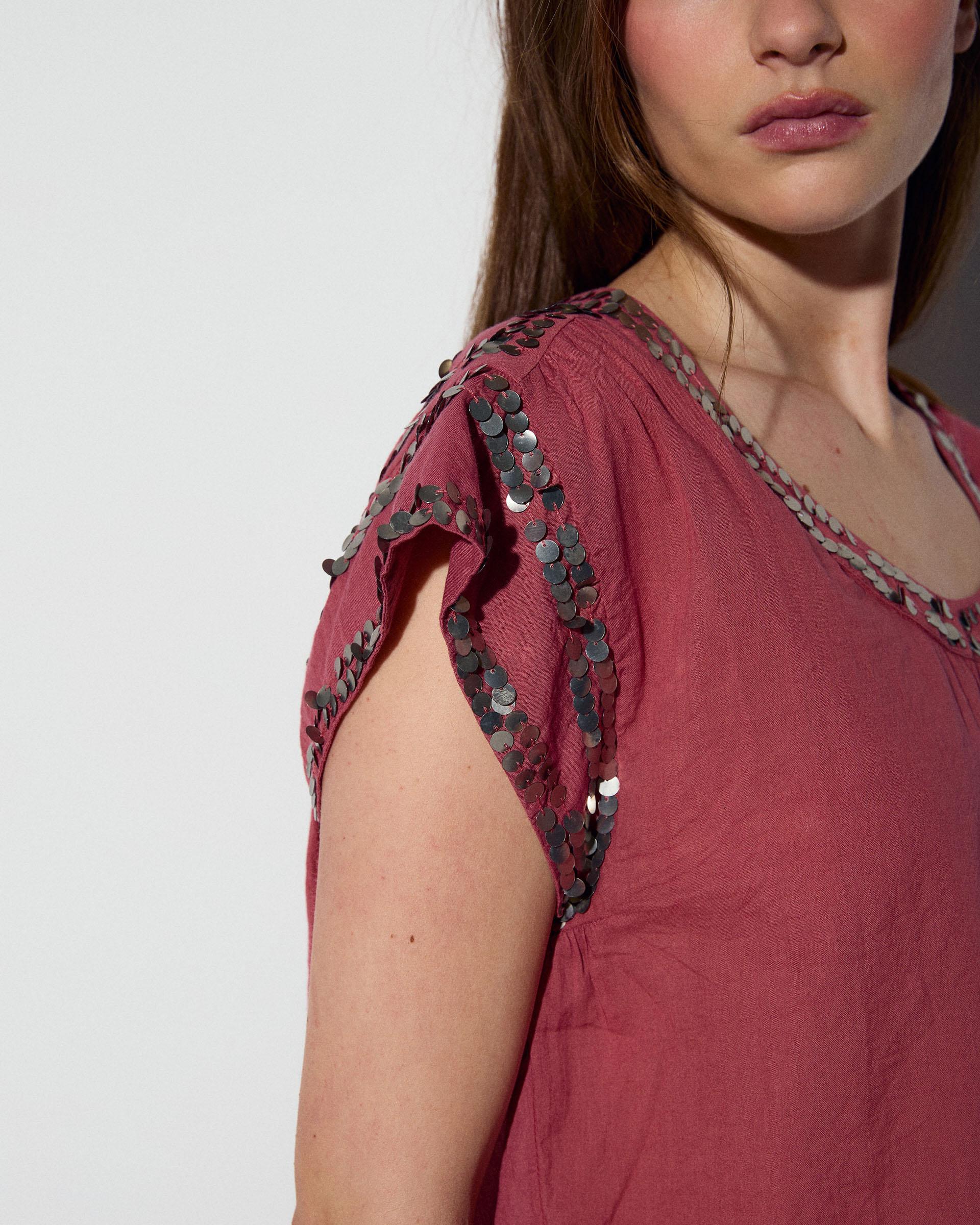 Blusa Lentejuelas Rosa
