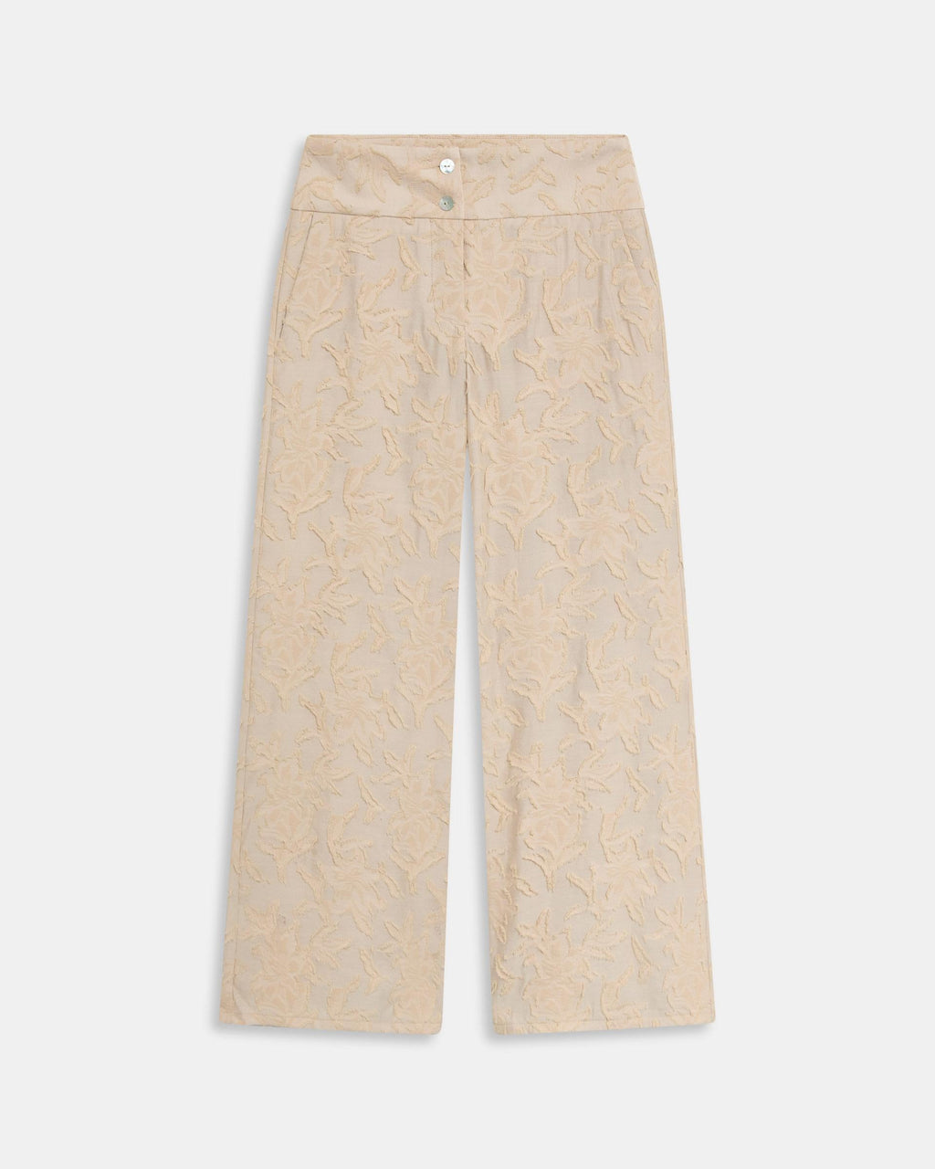 Pantalón Jacquard Crudo