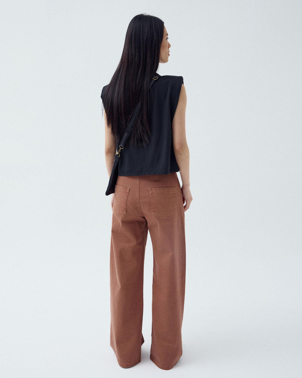 Jeans Cinturilla Pieza Botones Cobre