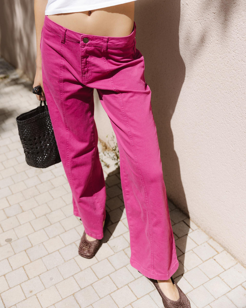 Pantalón Estrellas Traseras Fucsia