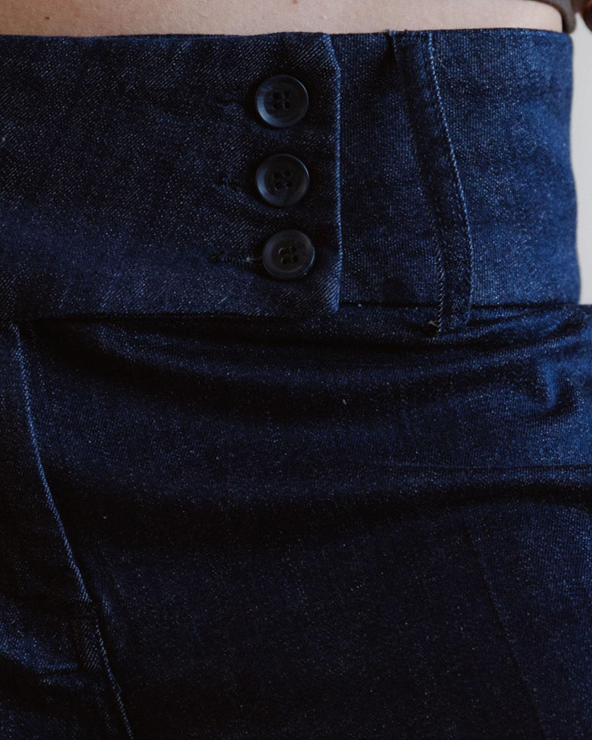 Jeans Triple Cinturilla Azul