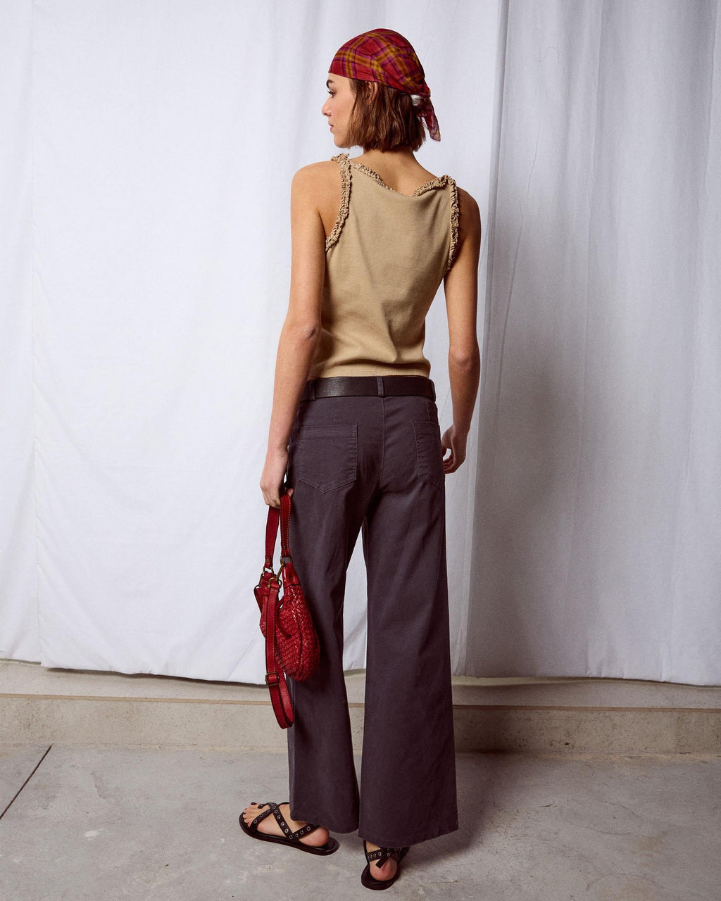 Camiseta Tank Volante Taupe