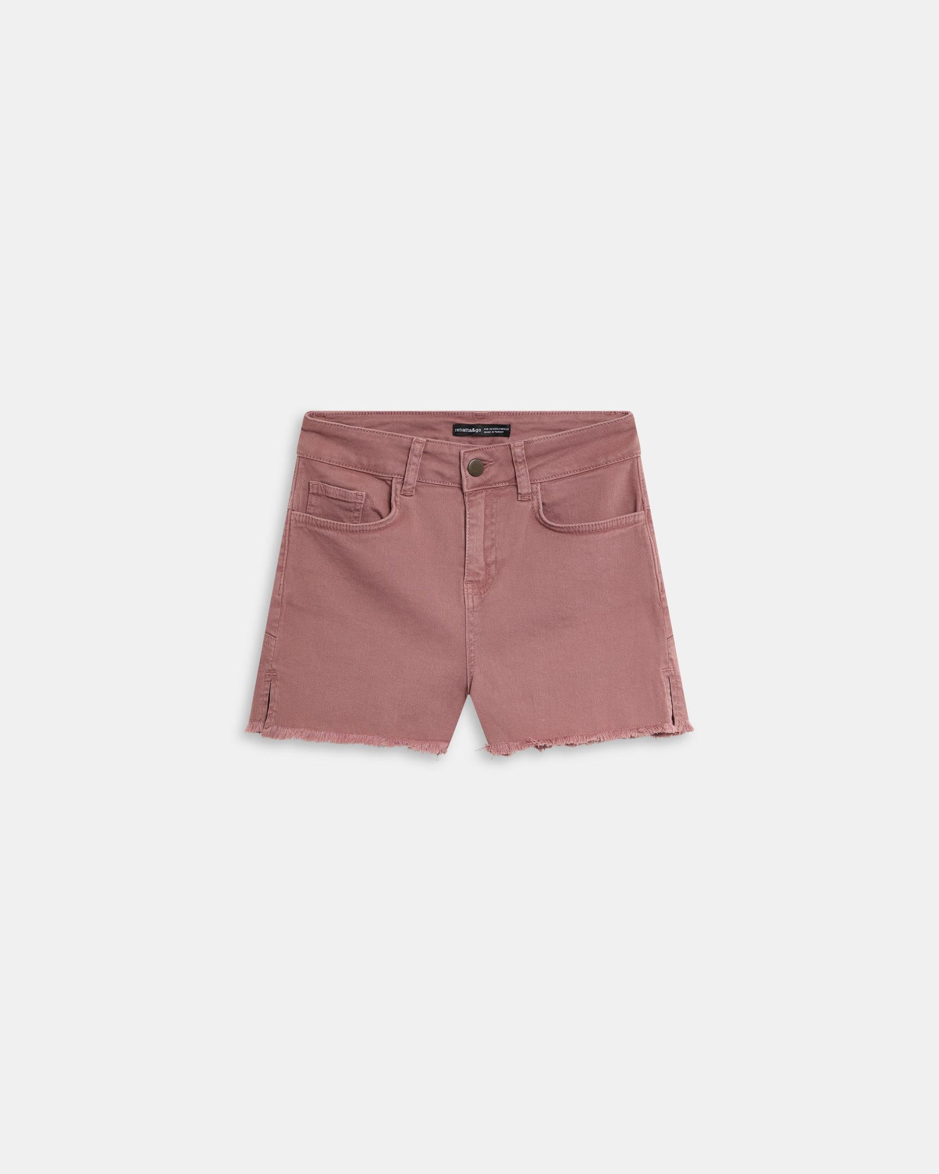 Shorts Estrellas Traseras Rosa Palo