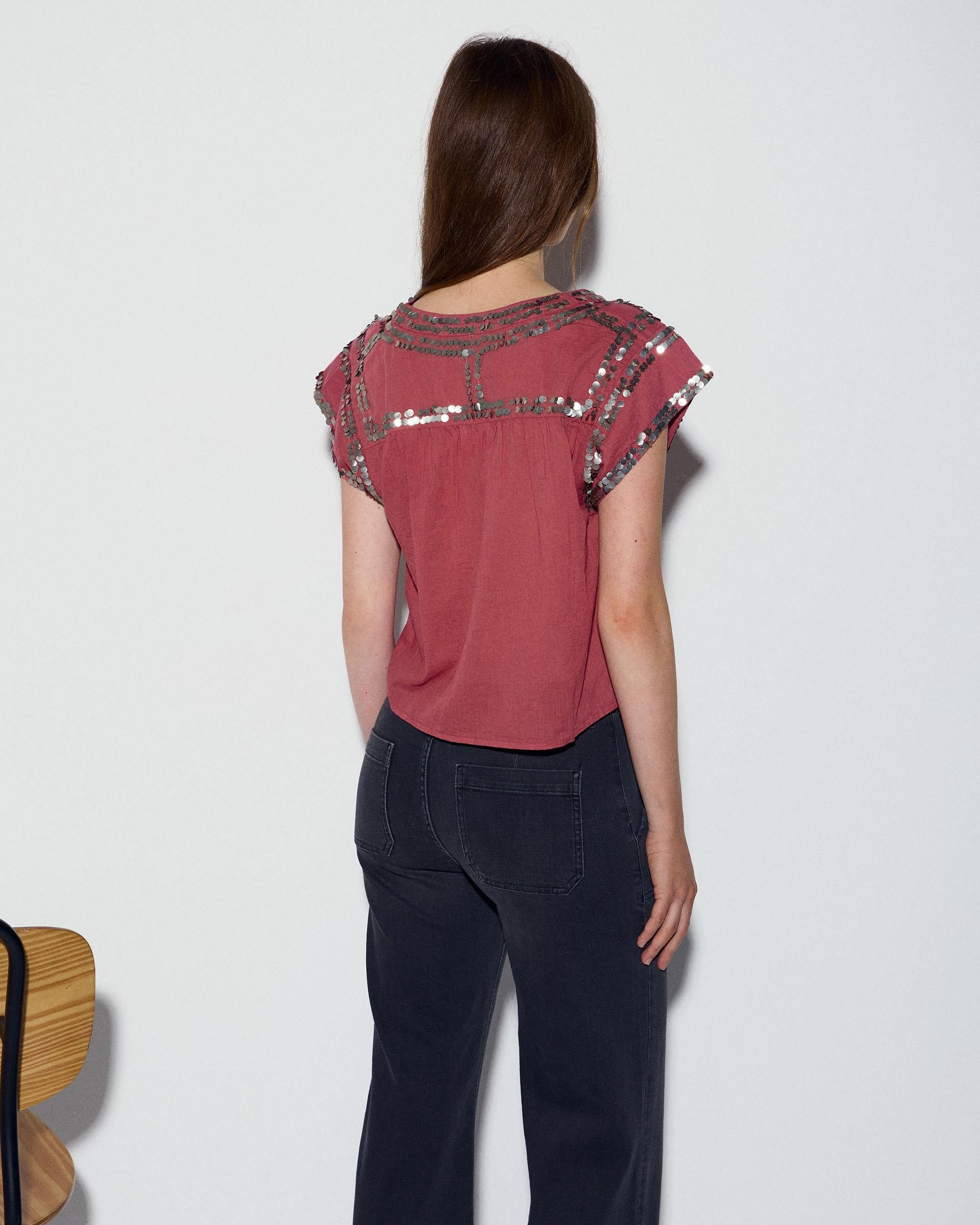 Blusa Lentejuelas Rosa