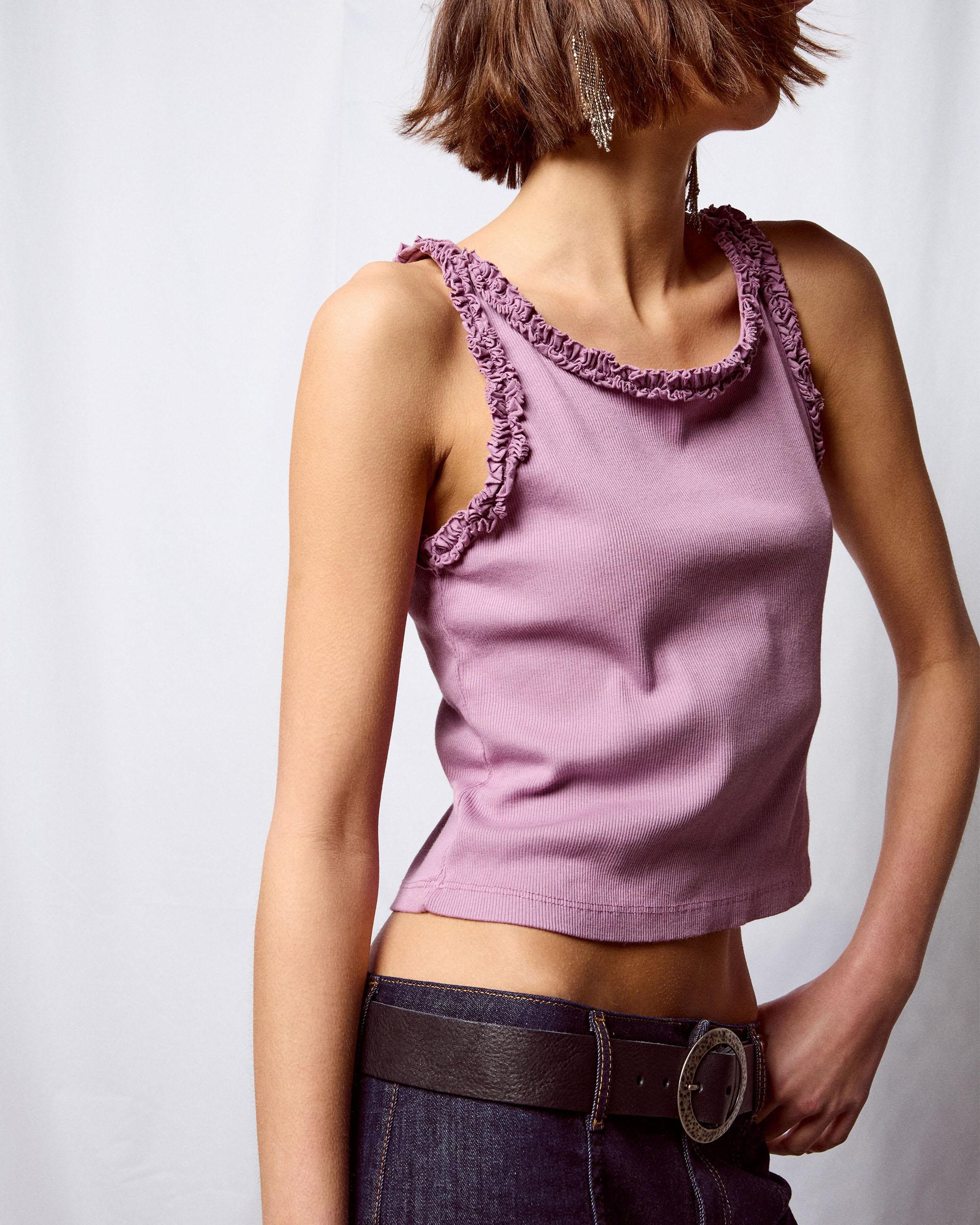 Camiseta Tank Volante Morado