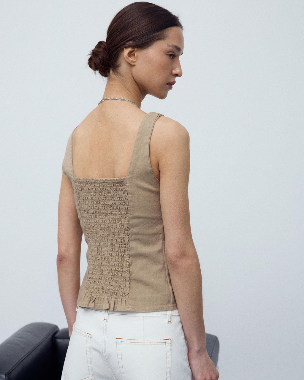 Top Corsetero Beige