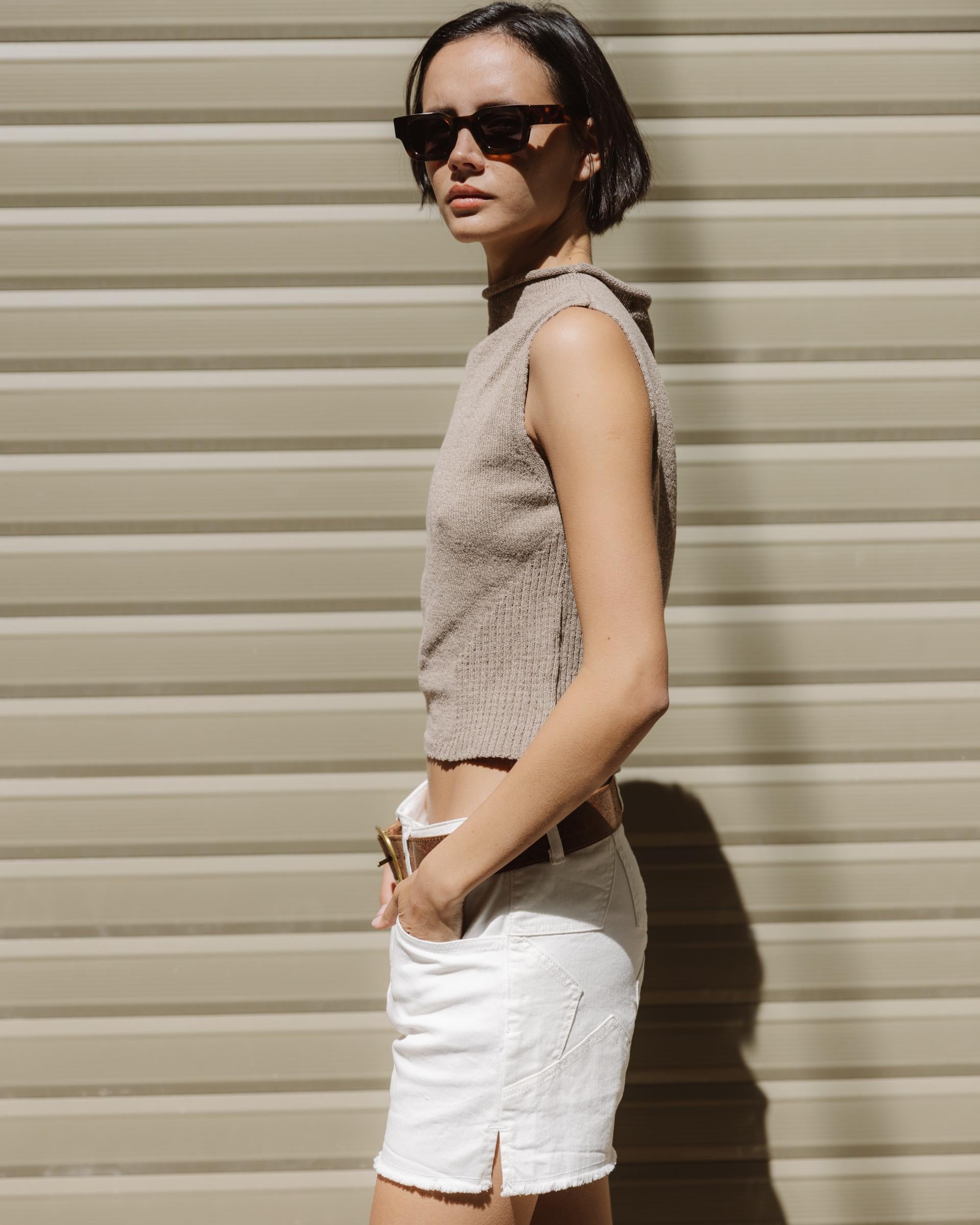Shorts Estrellas Traseras Blanco
