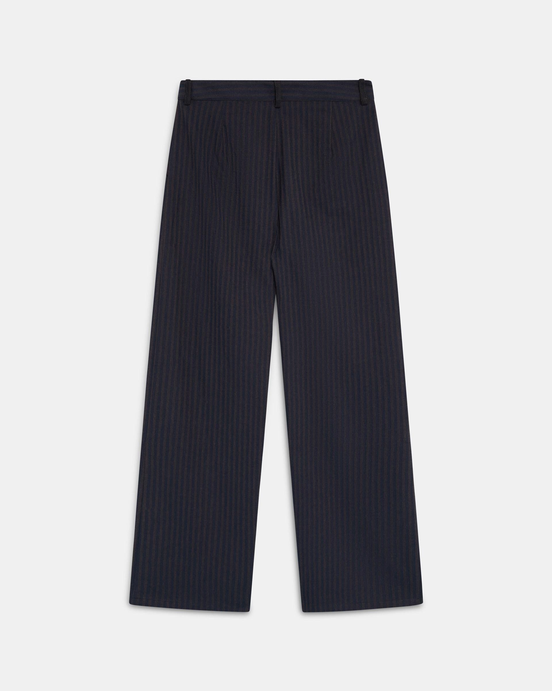 Pantalón Rayas Azul Marino