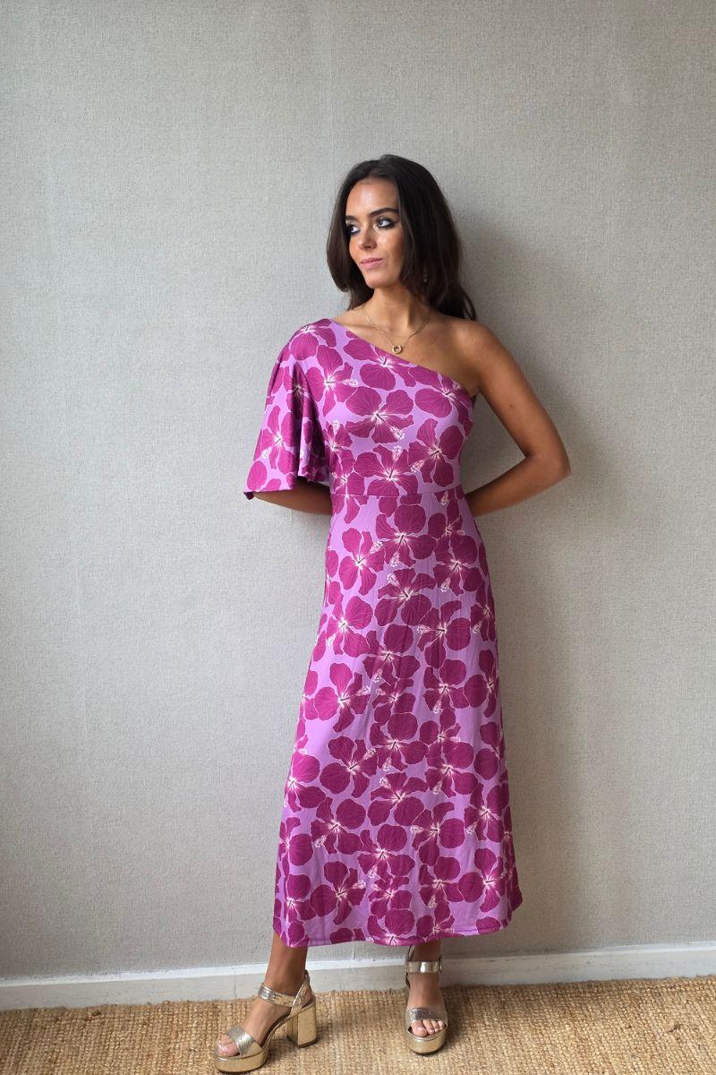 Vestido de flores grandes buganvilla