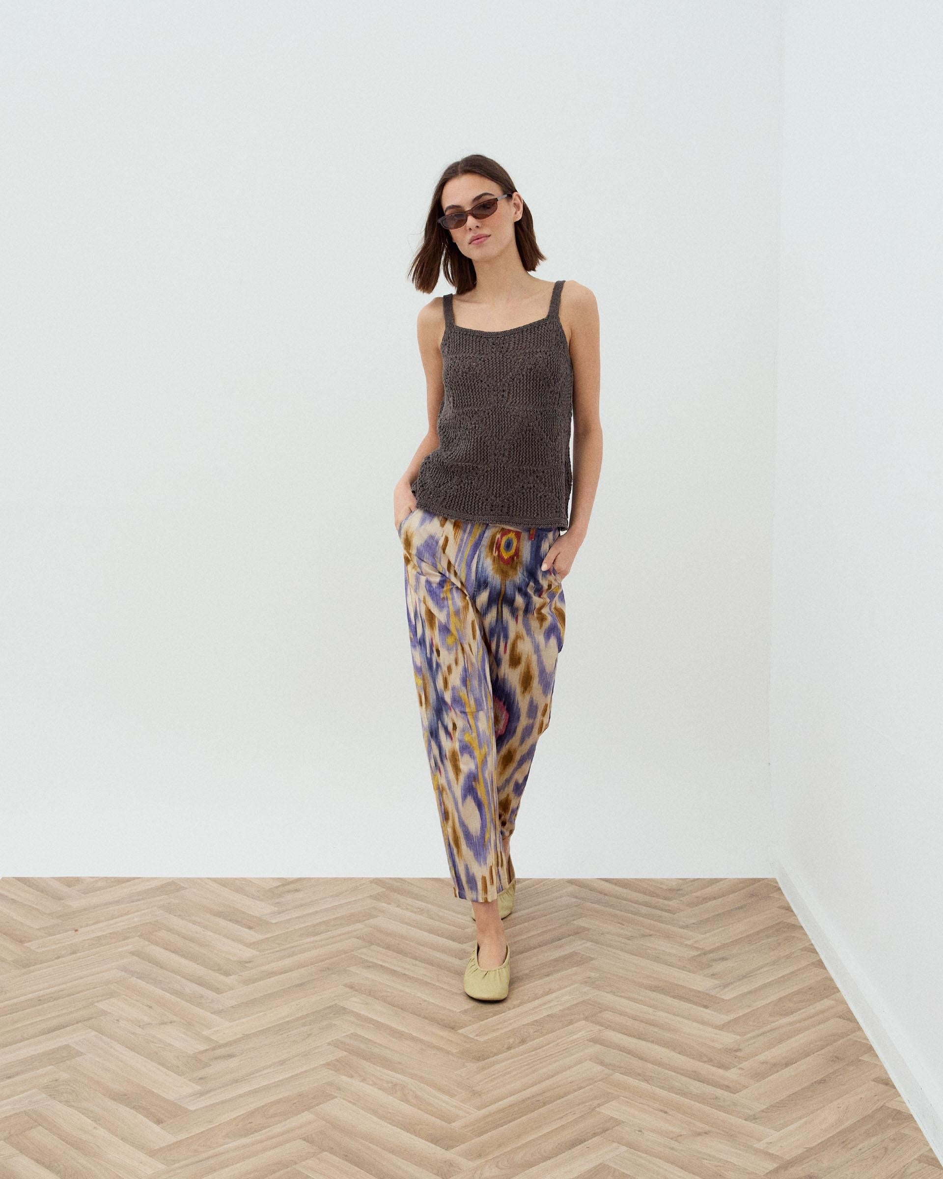 Pantalón Étnico Tye Dye Multicolor