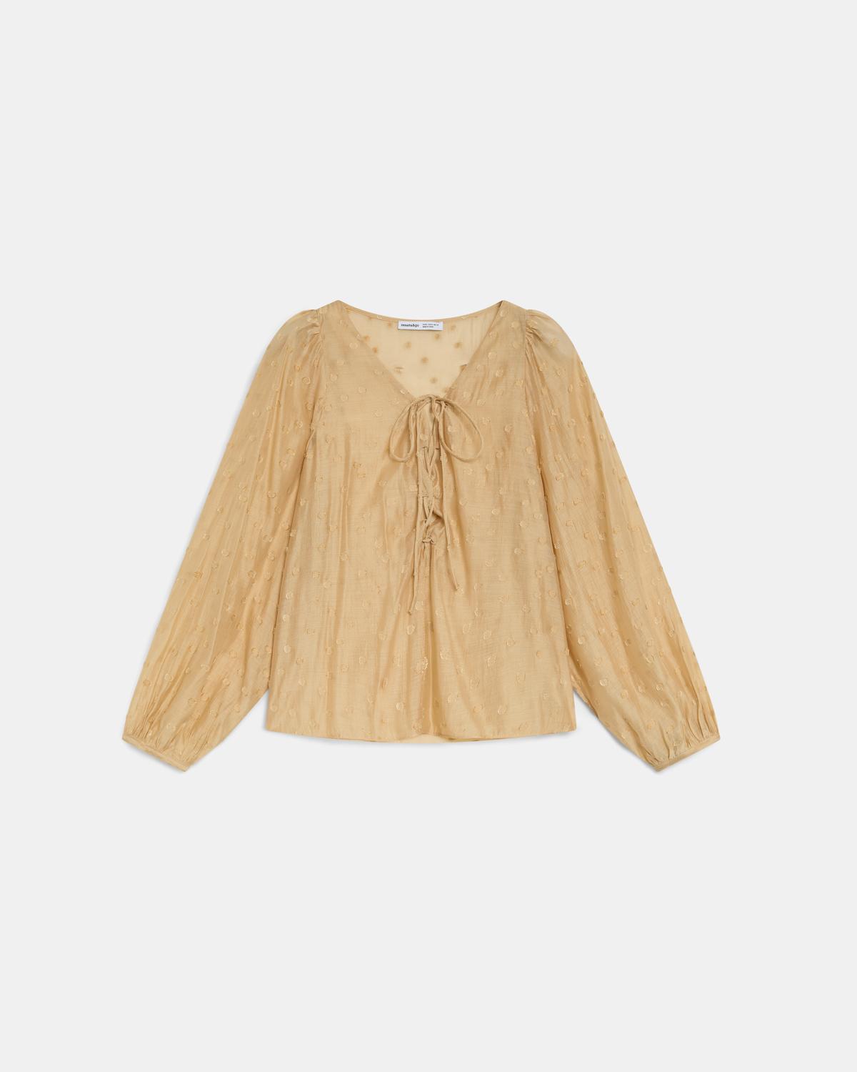 Blusa Topos Lazada Crudo