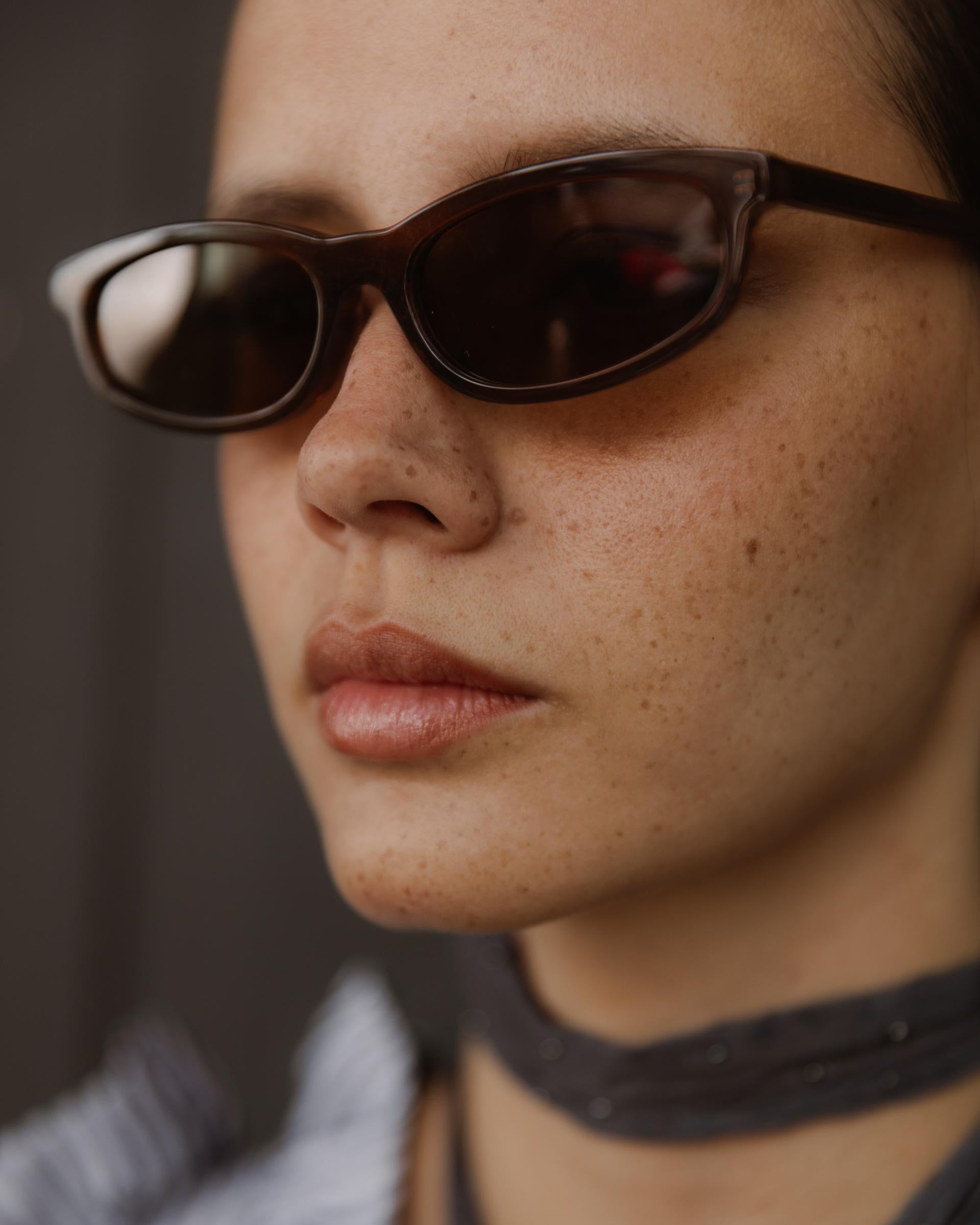 Gafas Ovaladas Marrón