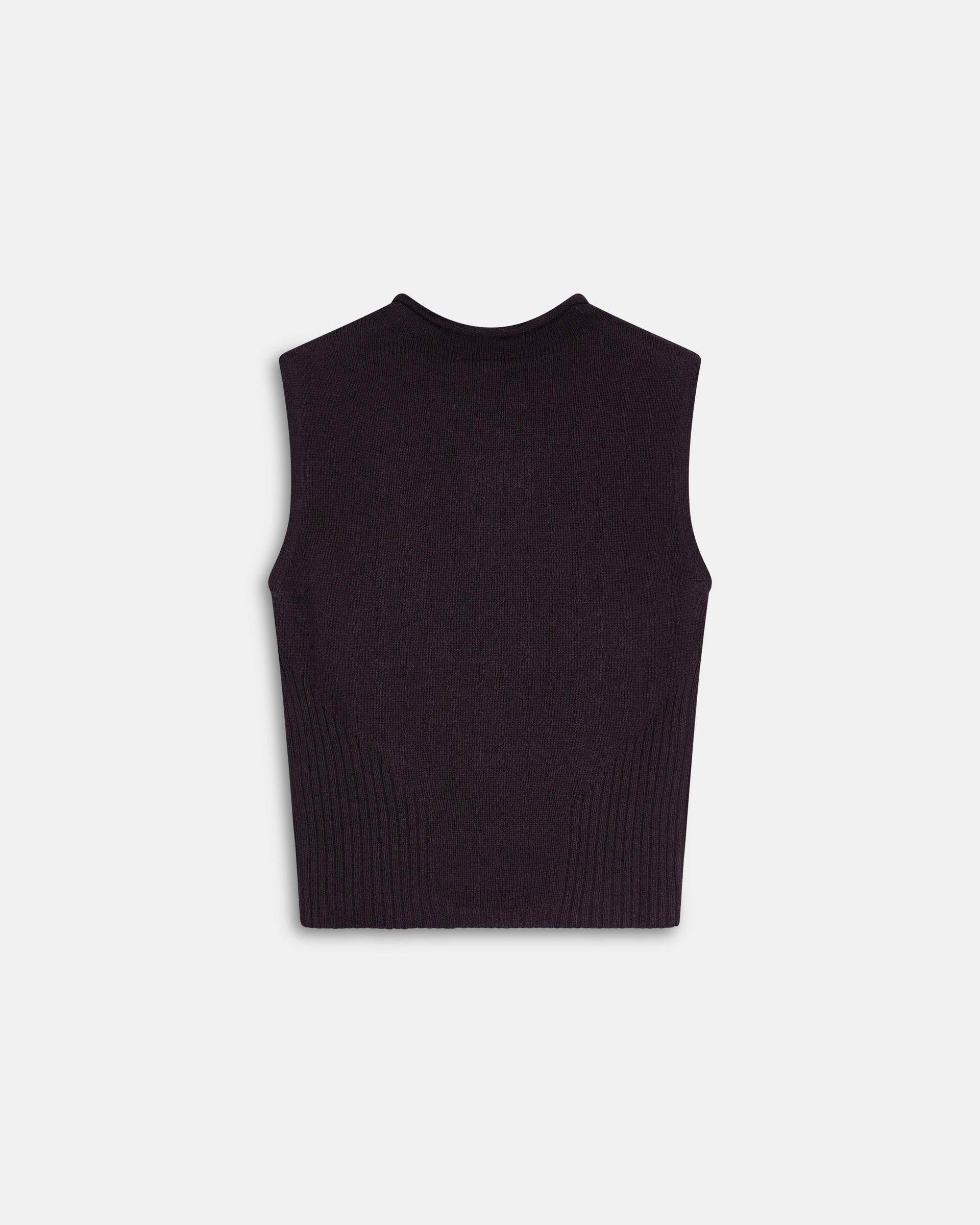 Top Punto Detalle Rib Morado