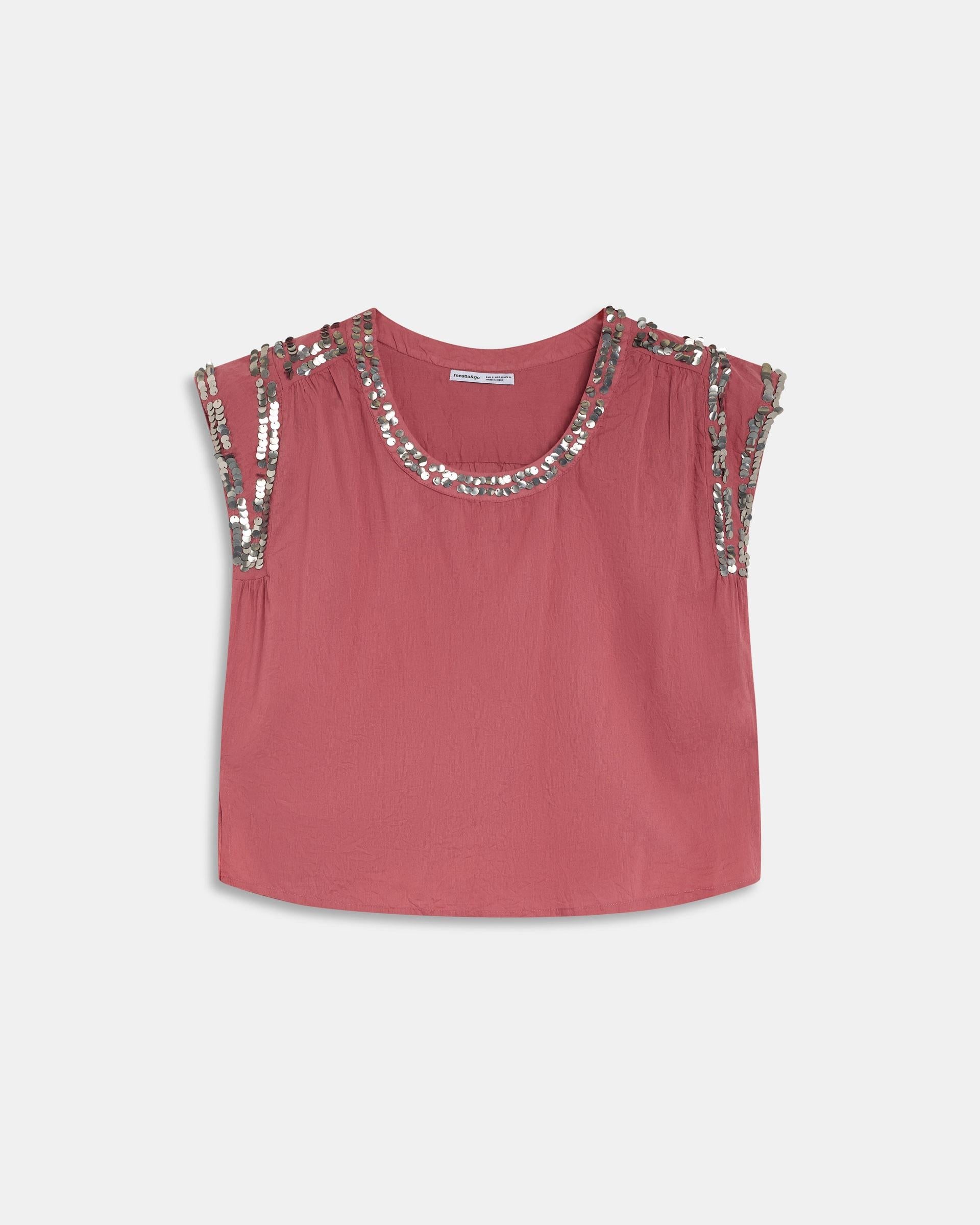 Blusa Lentejuelas Rosa