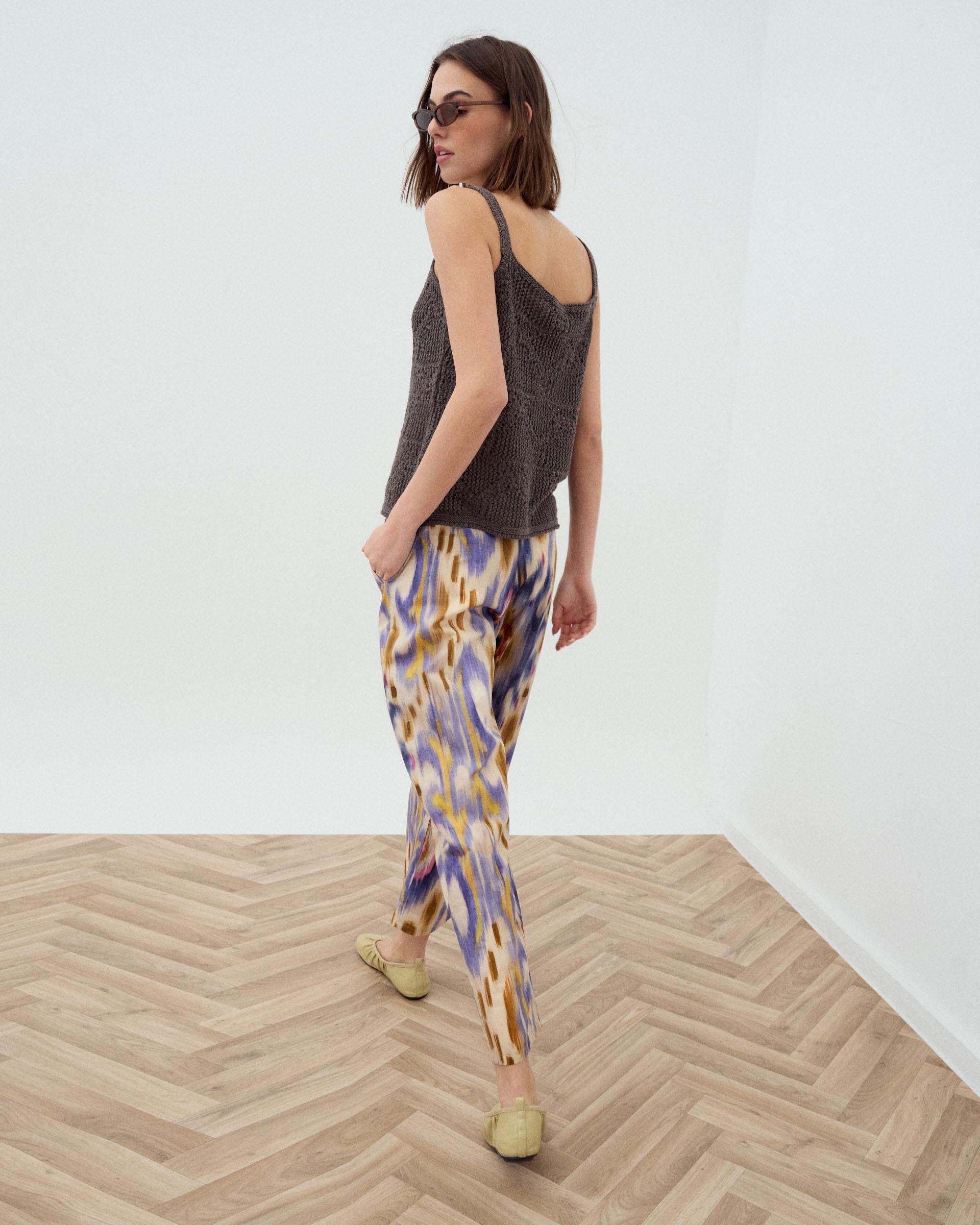 Pantalón Étnico Tye Dye Multicolor