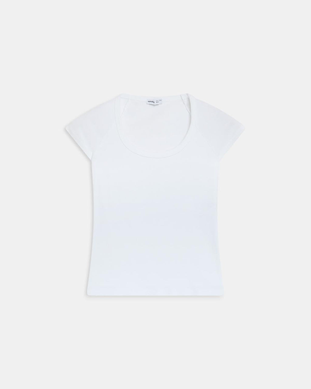 Camiseta Escote Redondo Blanco