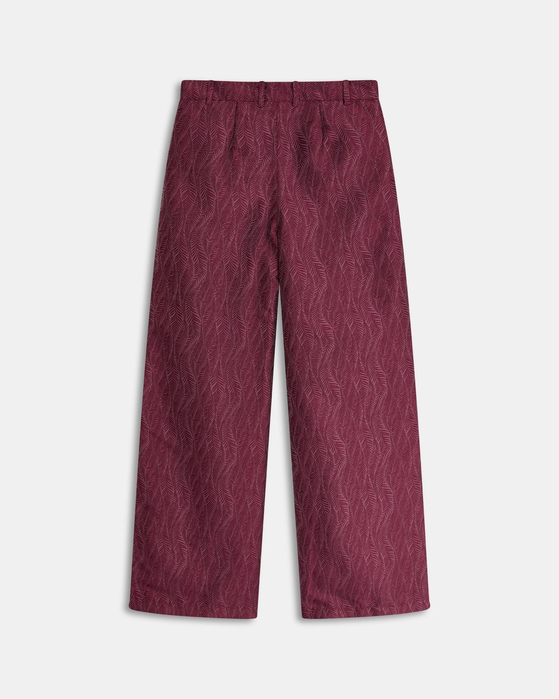 Pantalón Textura Granate