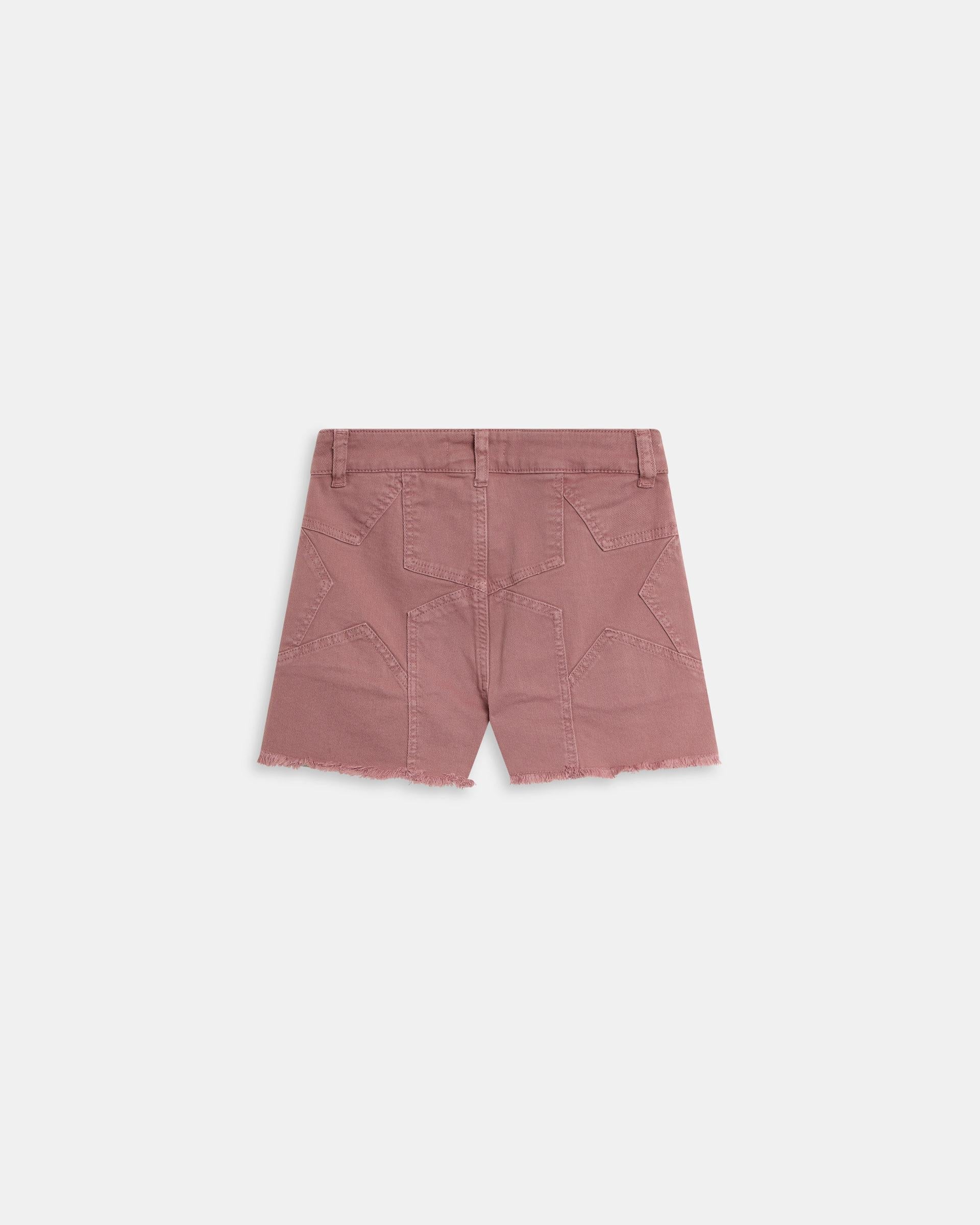 Shorts Estrellas Traseras Rosa Palo