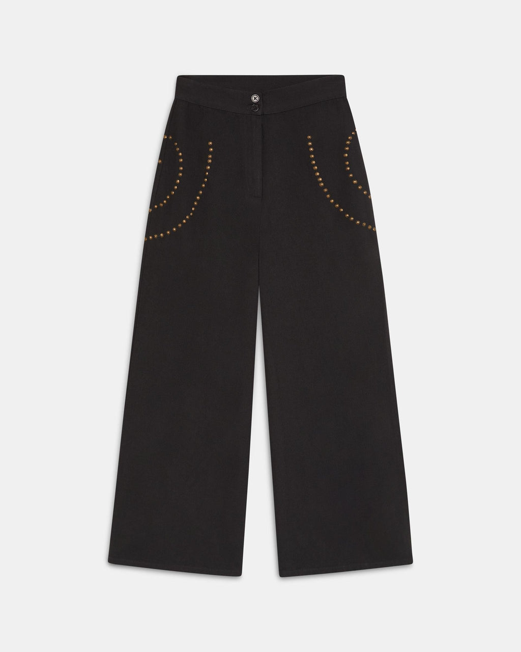 Pantalón Tachuelas Espirales Antracita