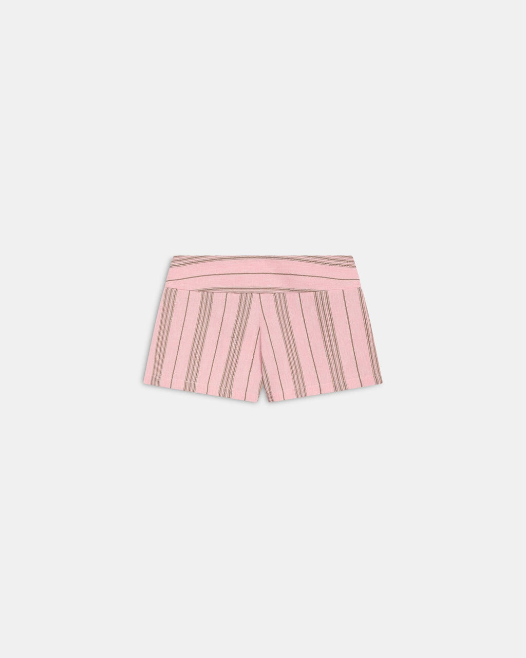 Shorts Triple Cinturilla Rayas Rosa