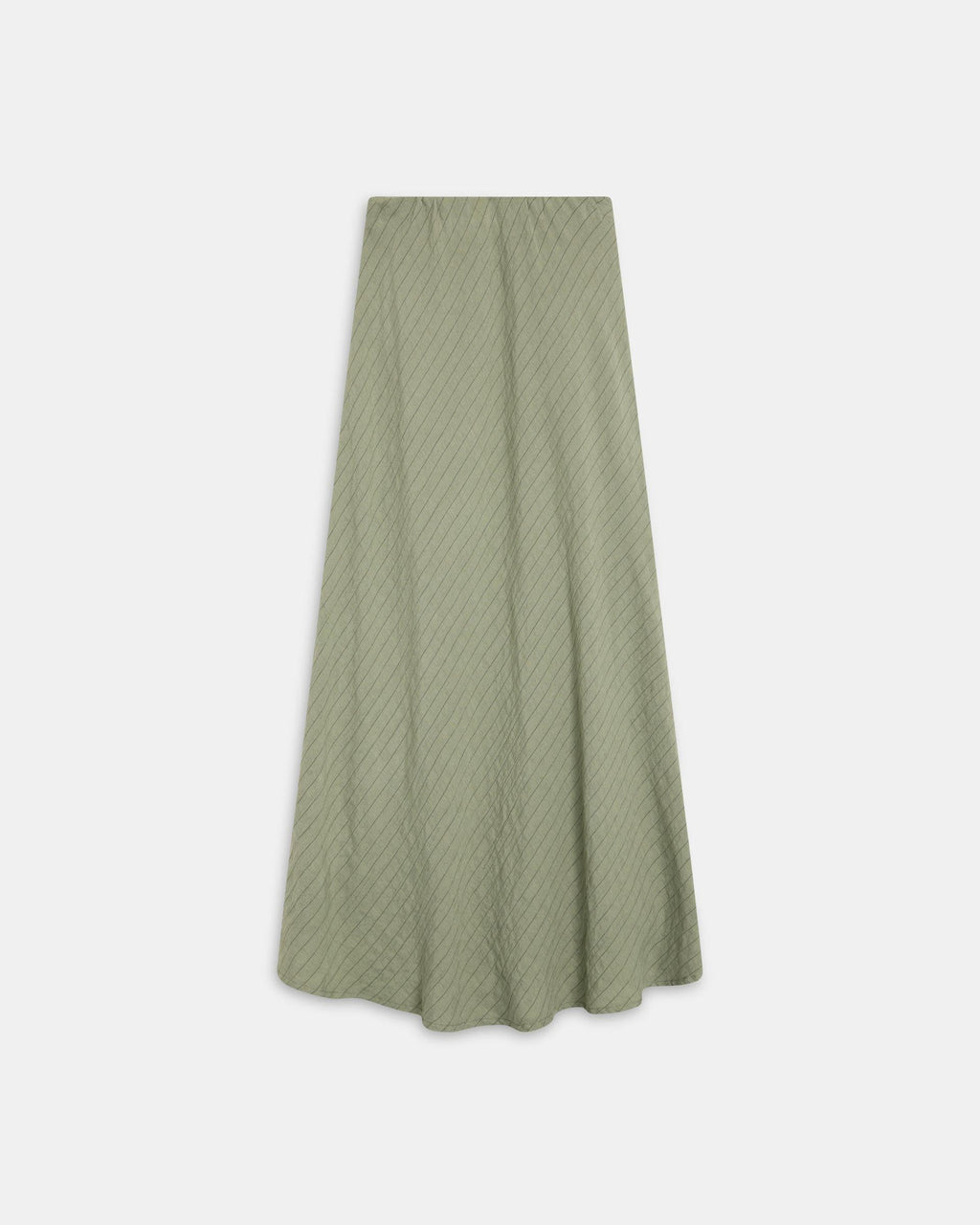Falda Fluida Rayas Verde