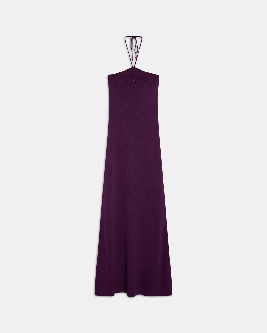Vestido Halter Punto Morado