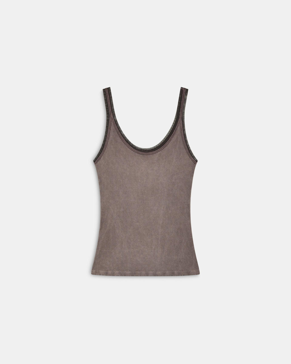 Camiseta Tirantes Tul Marrón
