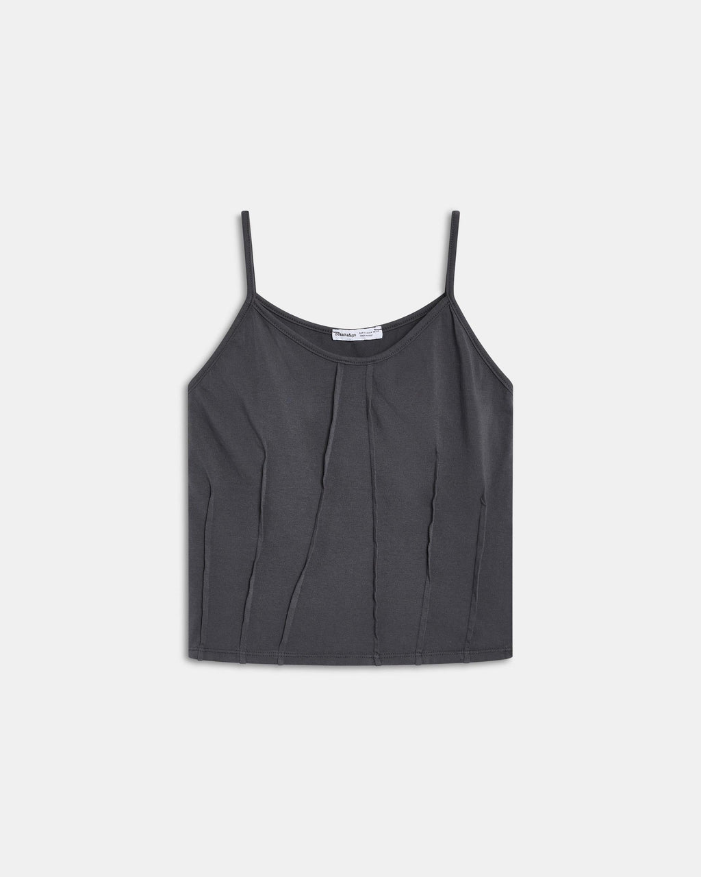 Camiseta Tirantes Nervios Antracita