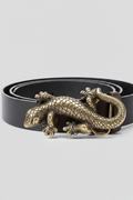 Cinturones de piel con Salamandra