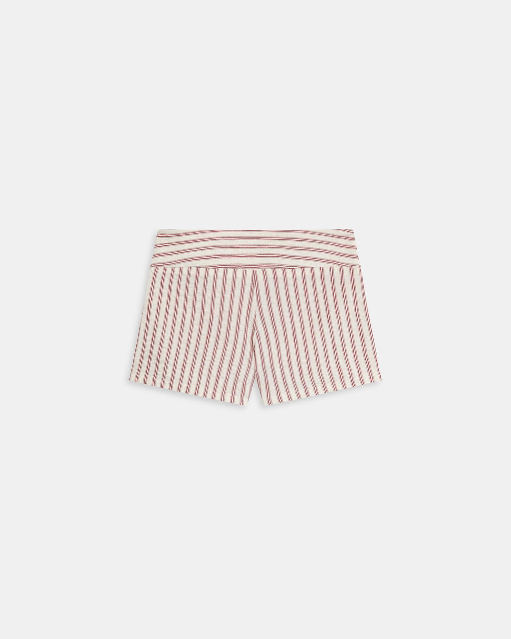 Shorts Triple Cinturilla Rayas Blanco