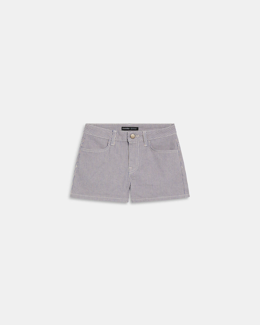 Shorts Básicos Rayas Azul