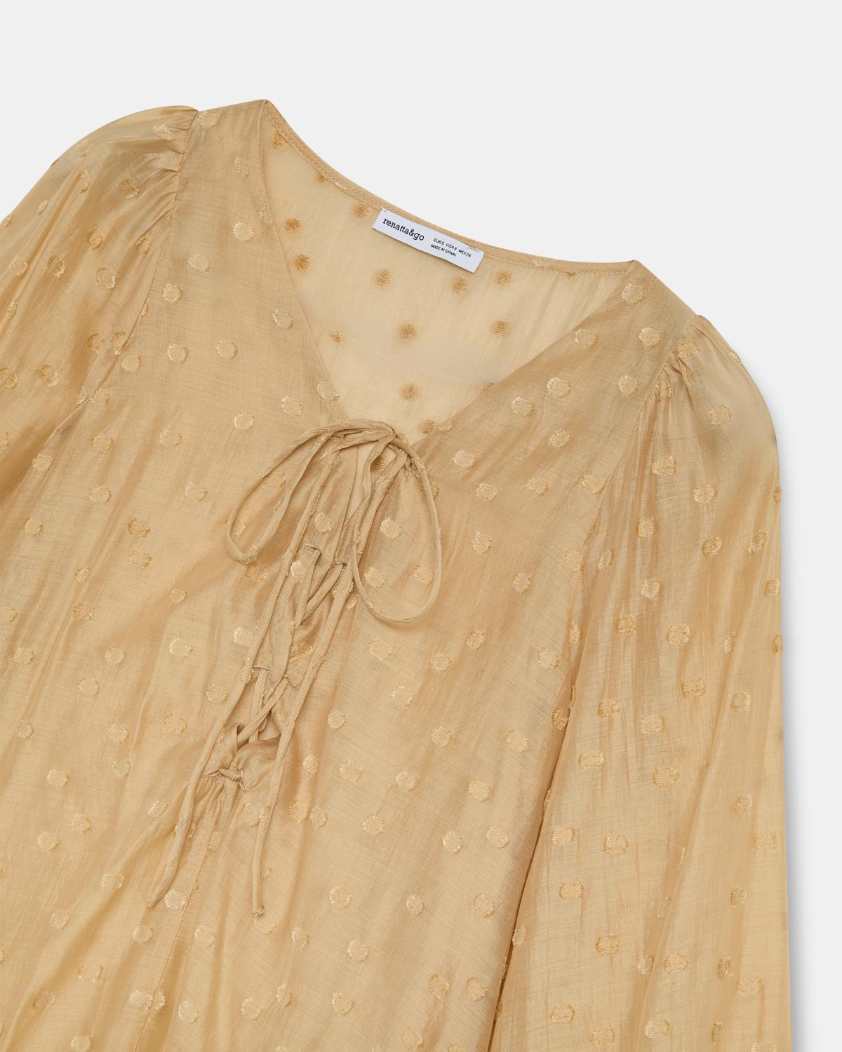 Blusa Topos Lazada Crudo