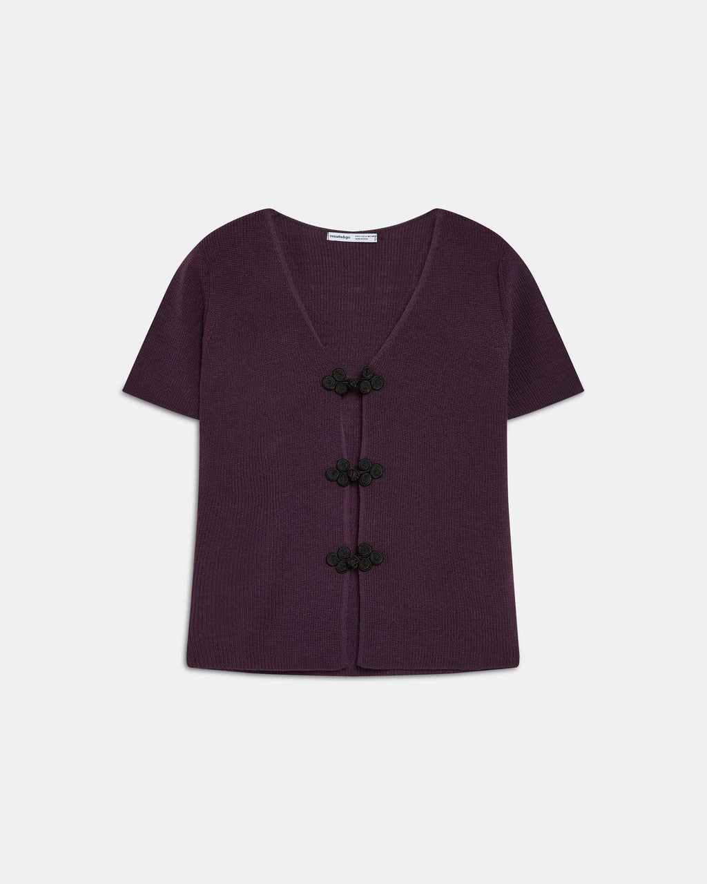 Top Punto Alamares Morado