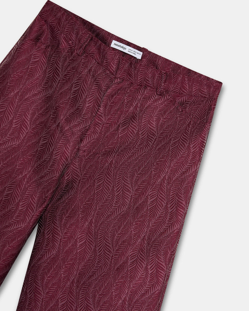 Pantalón Textura Granate
