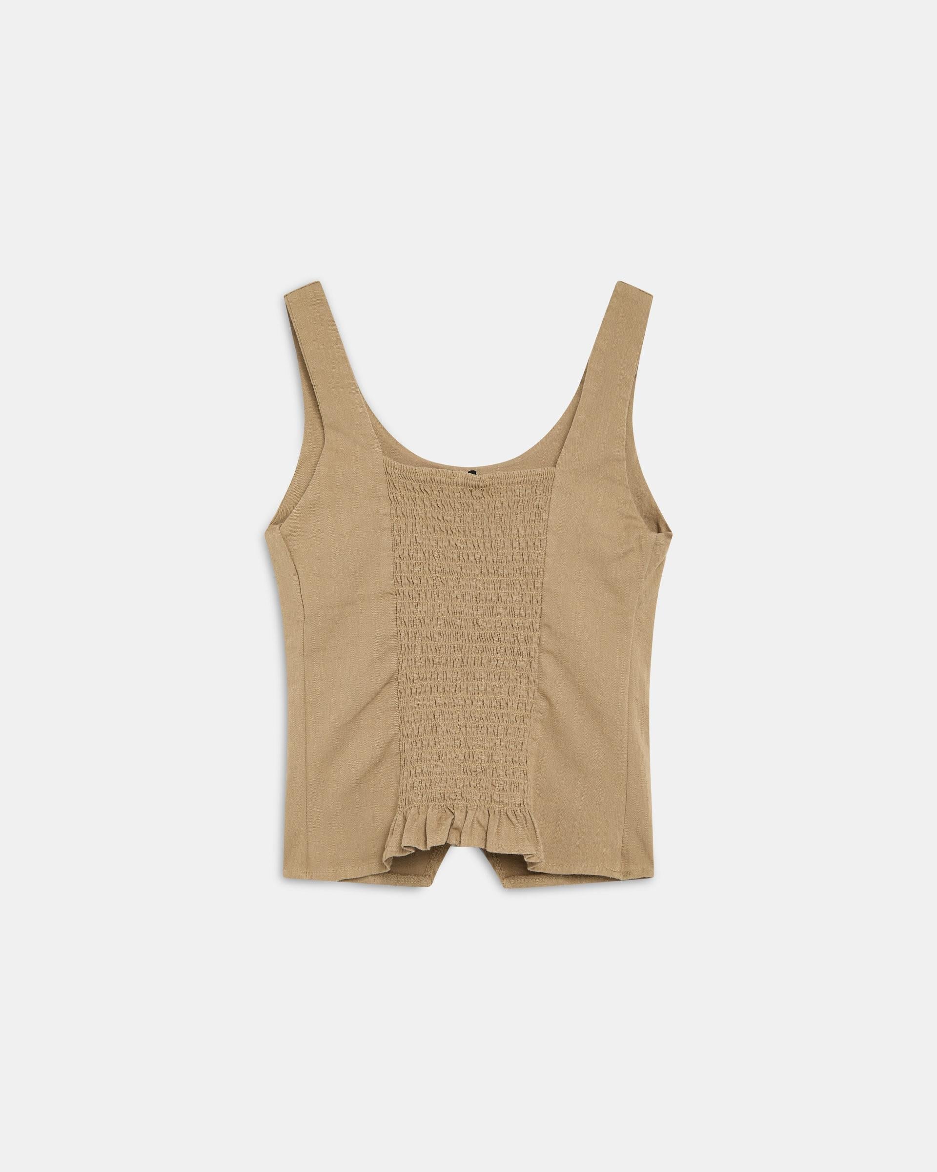 Top Corsetero Beige