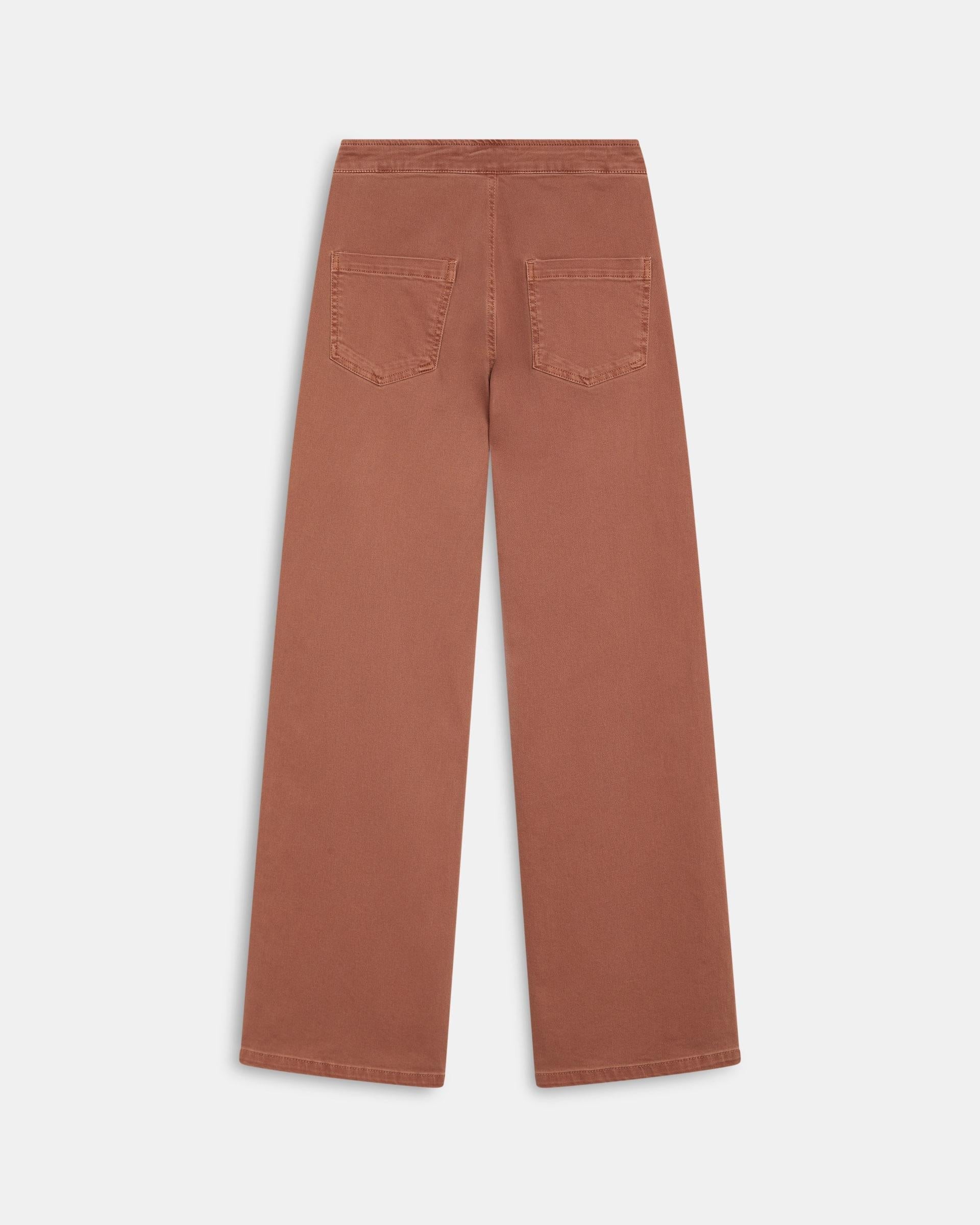 Jeans Cinturilla Pieza Botones Cobre