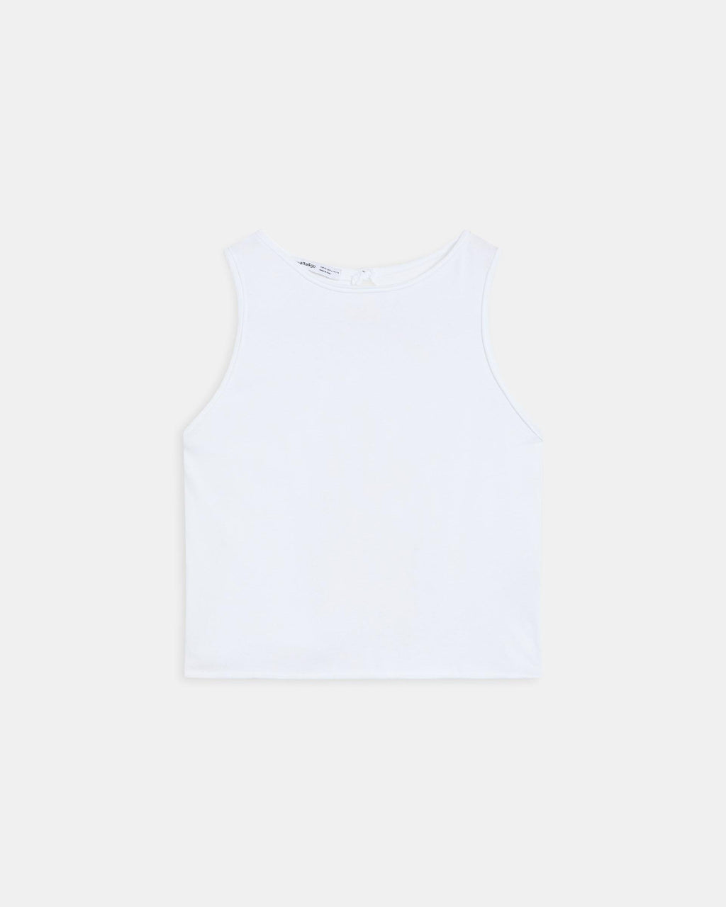 Camiseta Abertura Espalda Blanco