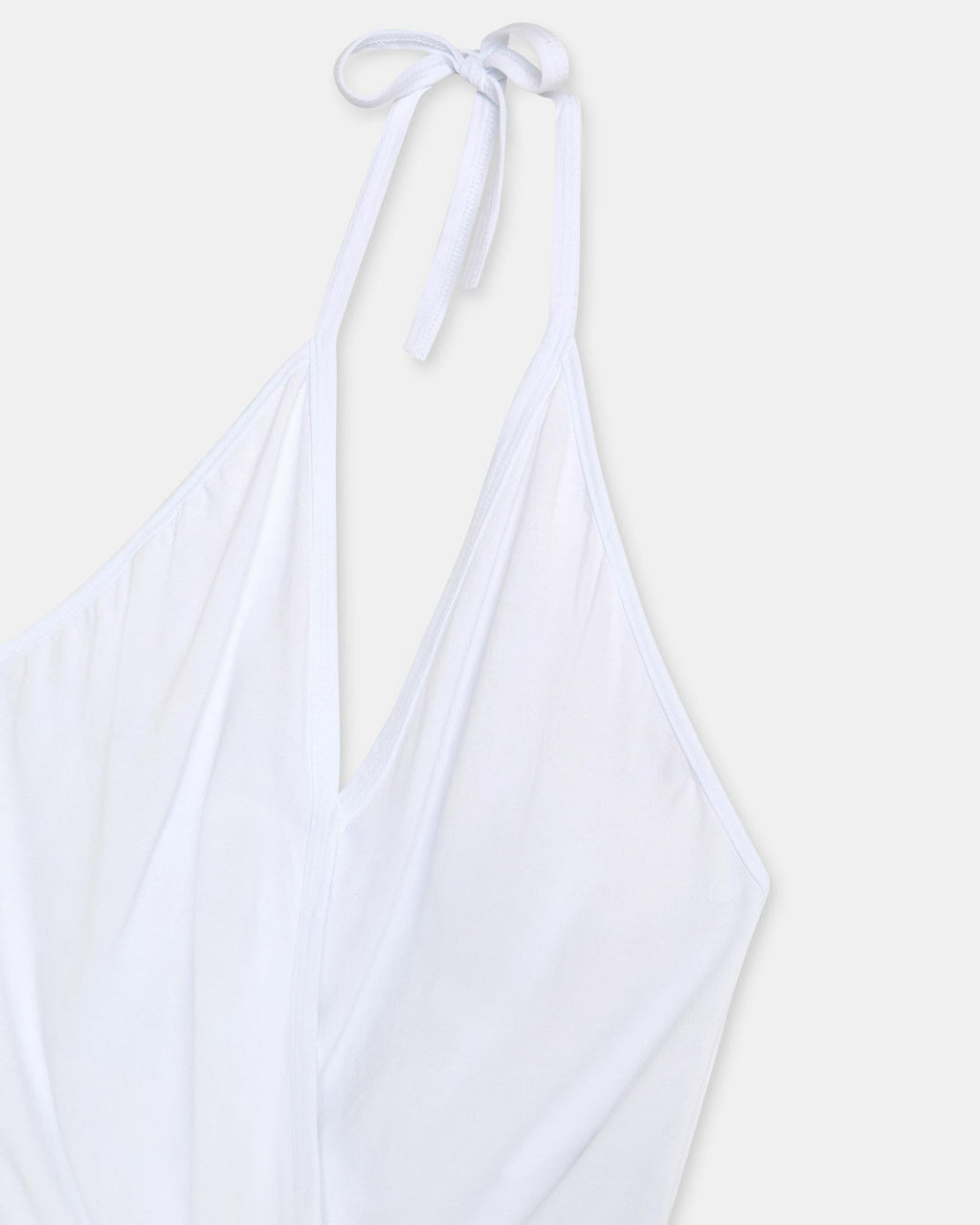 Camiseta Halter Cruzada Blanco