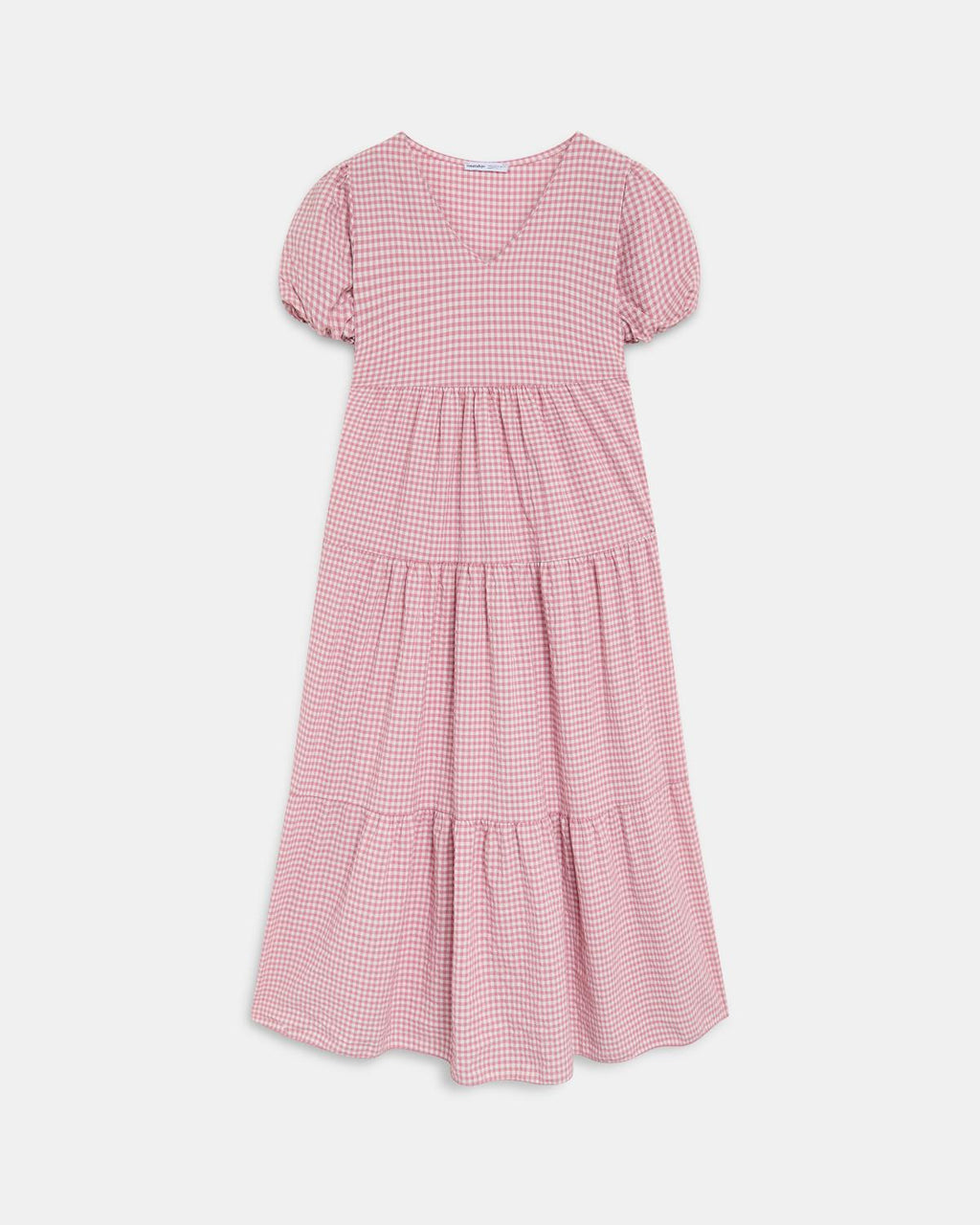 Vestido Largo Cortes Rosa