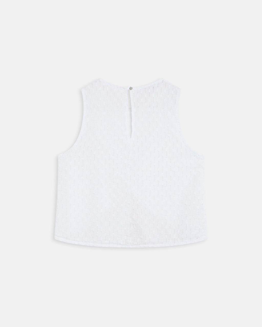 Top Plumeti Cruzado Blanco