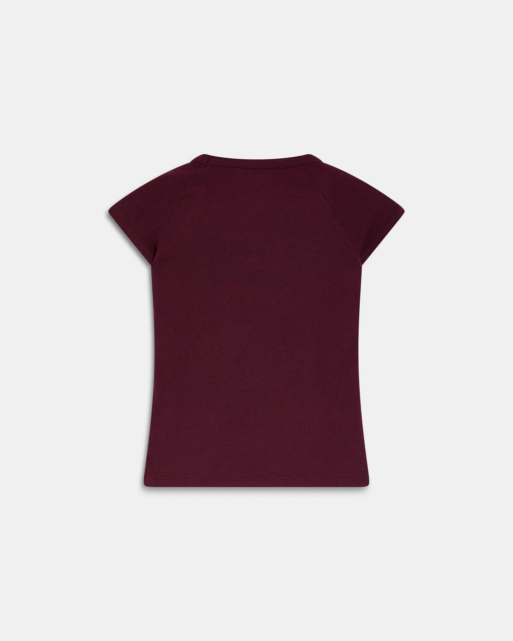 Camiseta Escote Redondo Granate