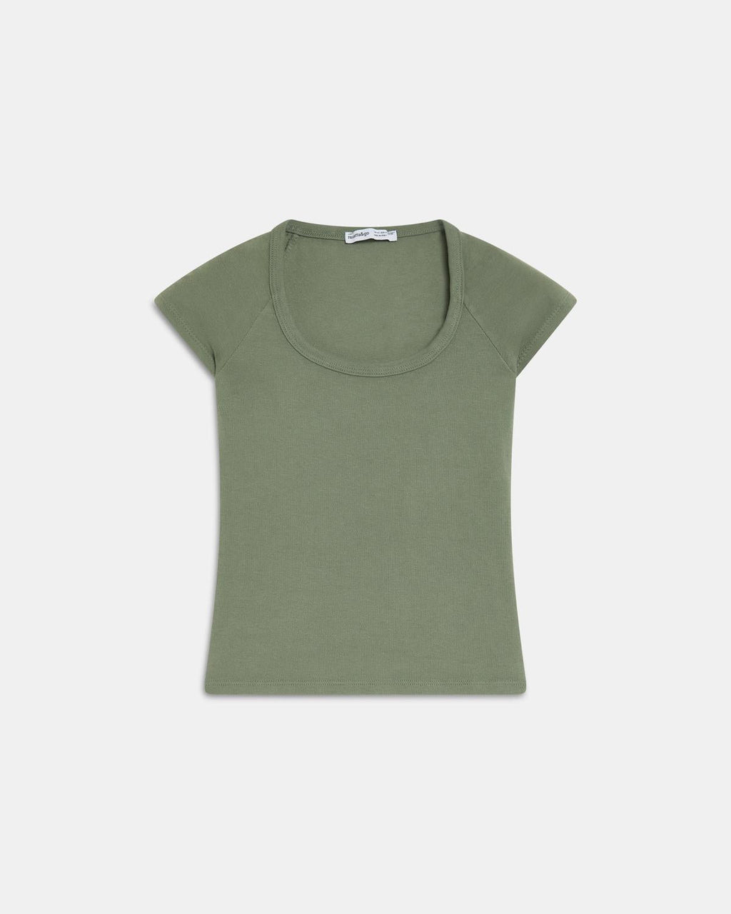 Camiseta Escote Redondo Verde
