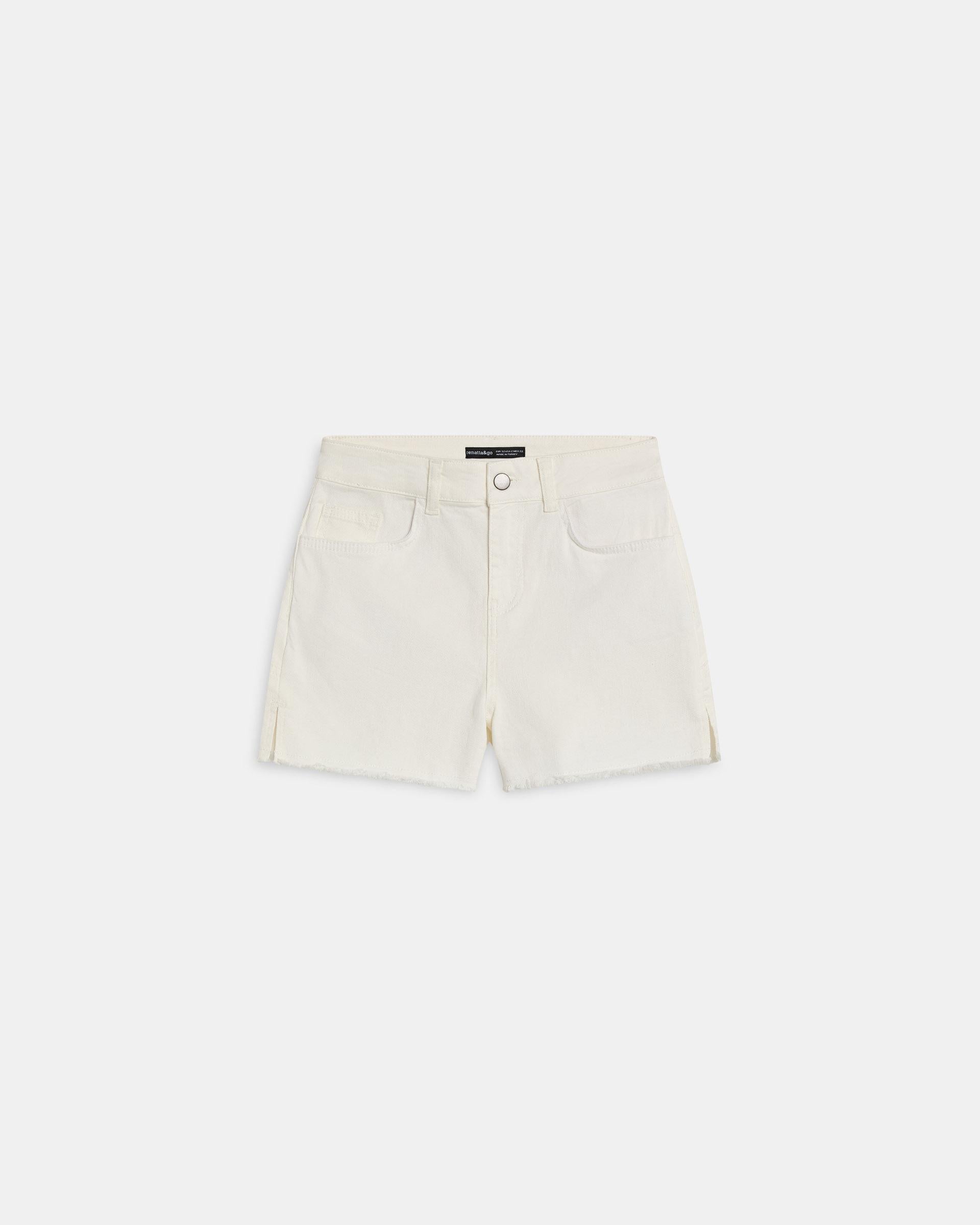 Shorts Estrellas Traseras Blanco